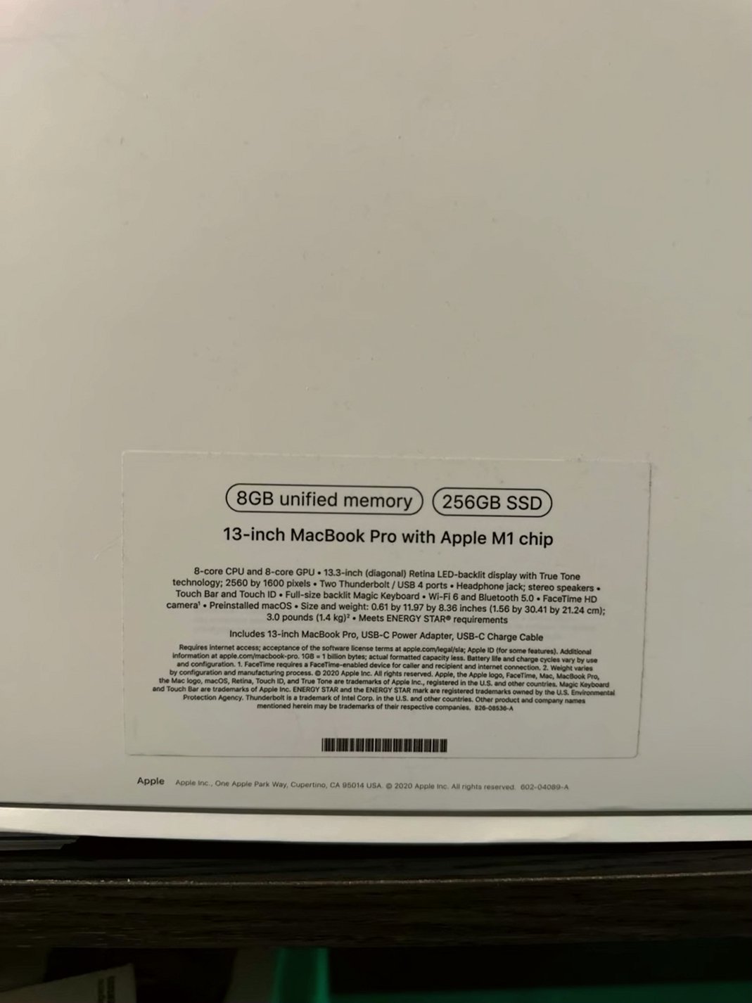 Apple MacBook Pro M1 2020 256GB 13 inch Unlocked - Used image 4