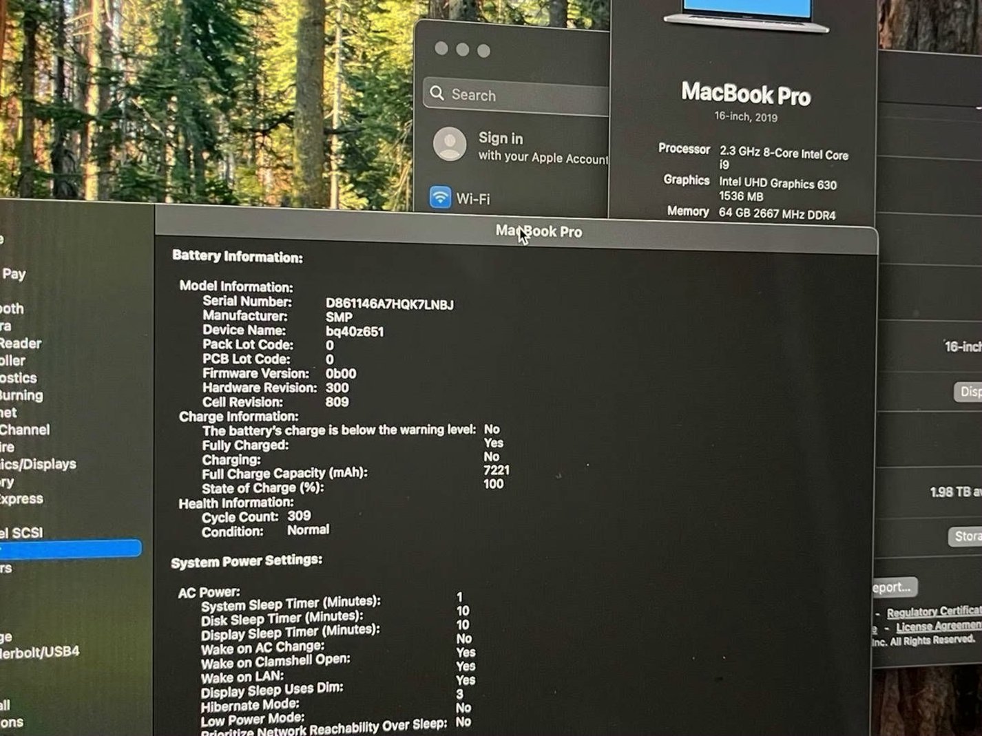 Apple MacBook Pro 16” A2141 2TB Space Gray Unlocked - Used image 2