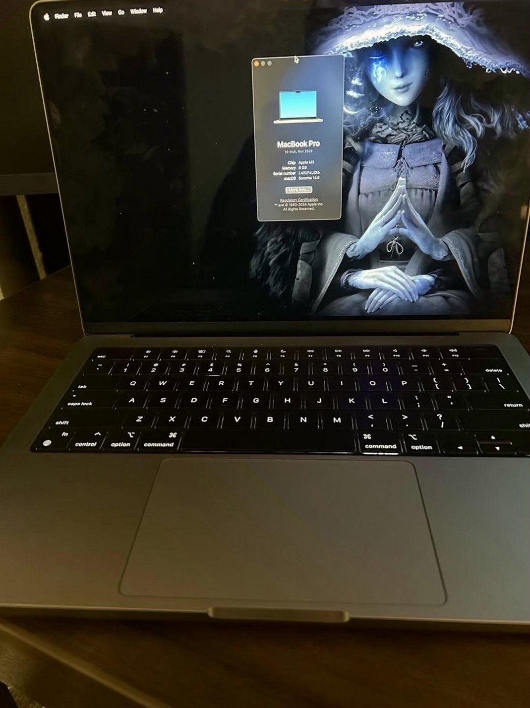 Apple MacBook Pro 14 M3 500GB Silver Unlocked - Used image 3