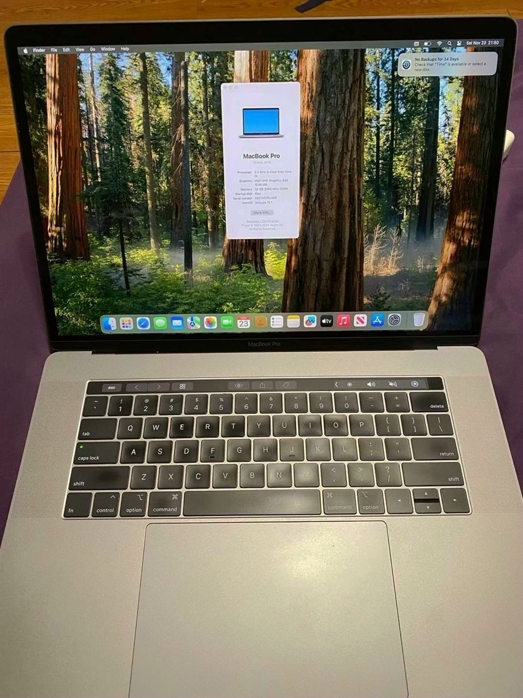 Apple MacBook Pro 2019 512GB Silver Unlocked - Used