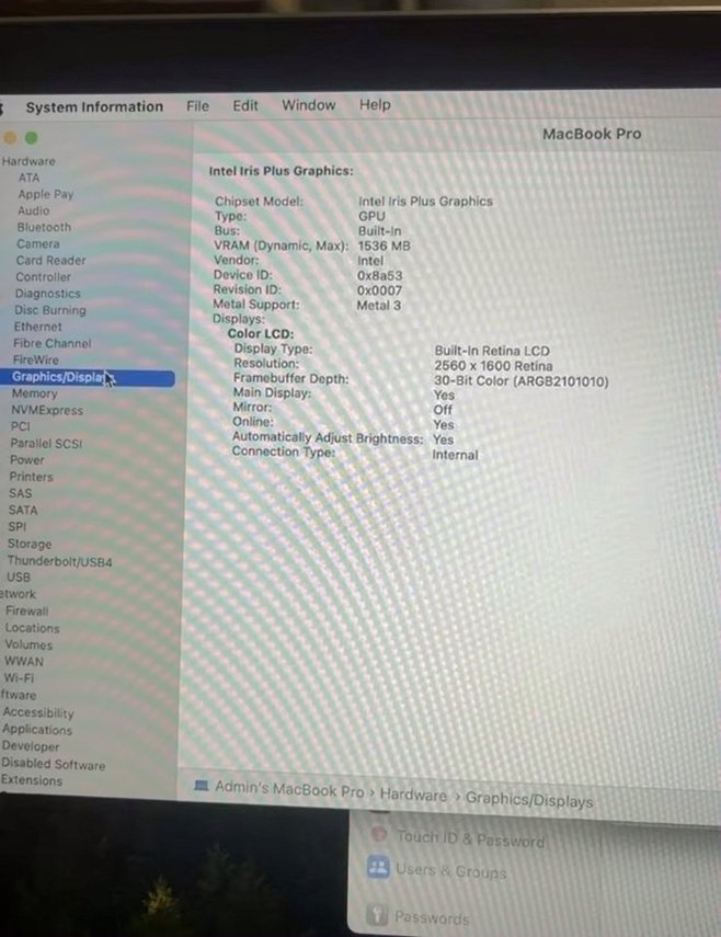 Apple MacBook Pro 13" 500GB Space Gray Unlocked - Used image 2
