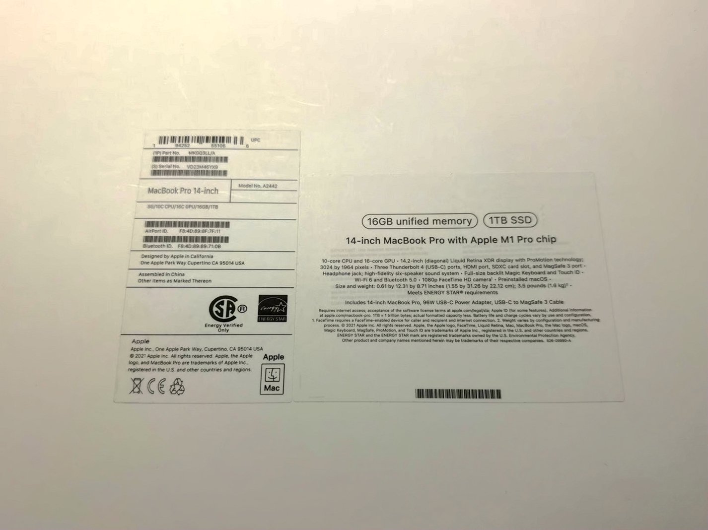 Apple MacBook Pro 14” 1TB Space Gray Unlocked - Used image 5