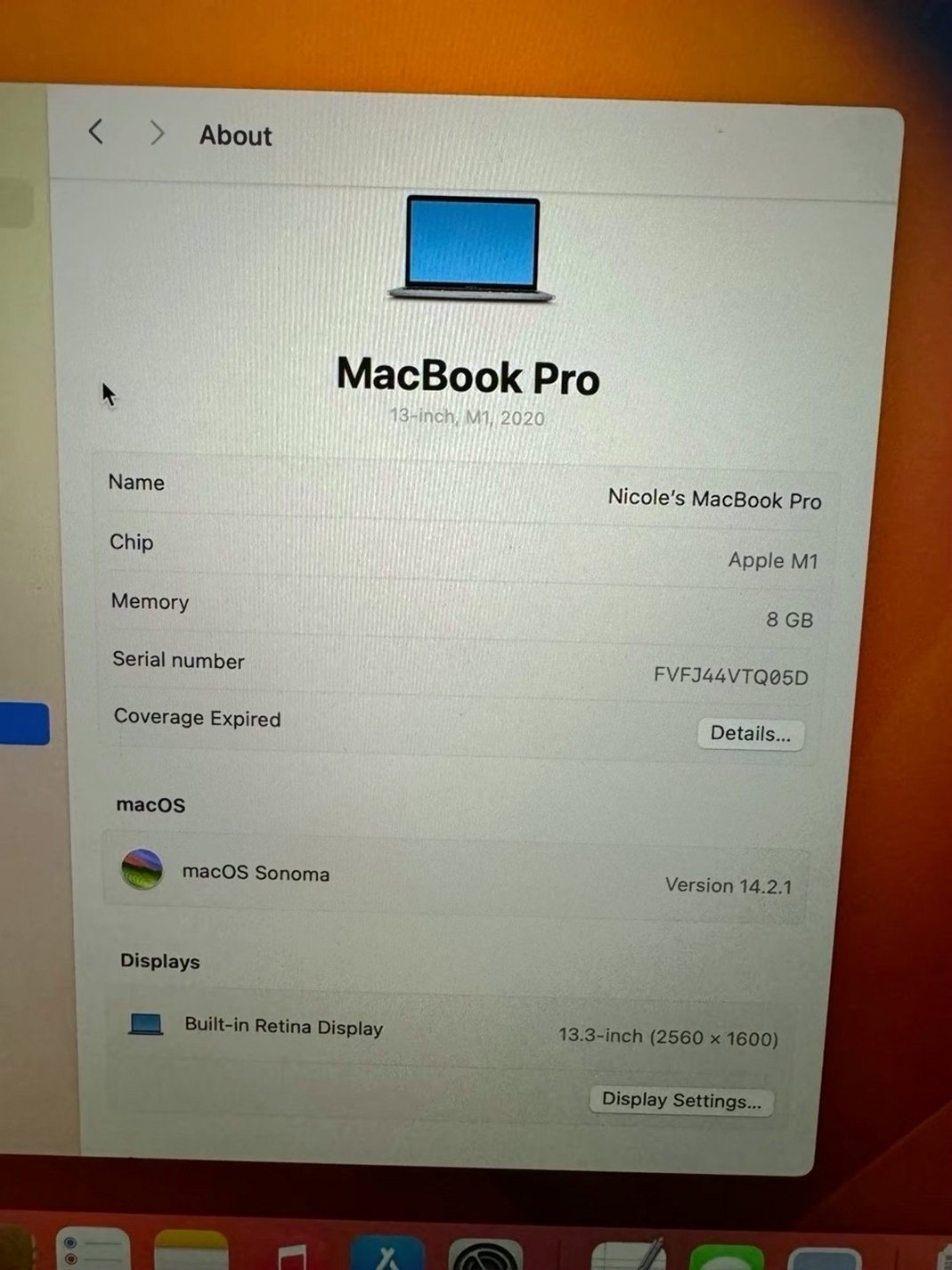 Apple MacBook Pro 3S59 256GB Space Gray Unlocked - Used image 2