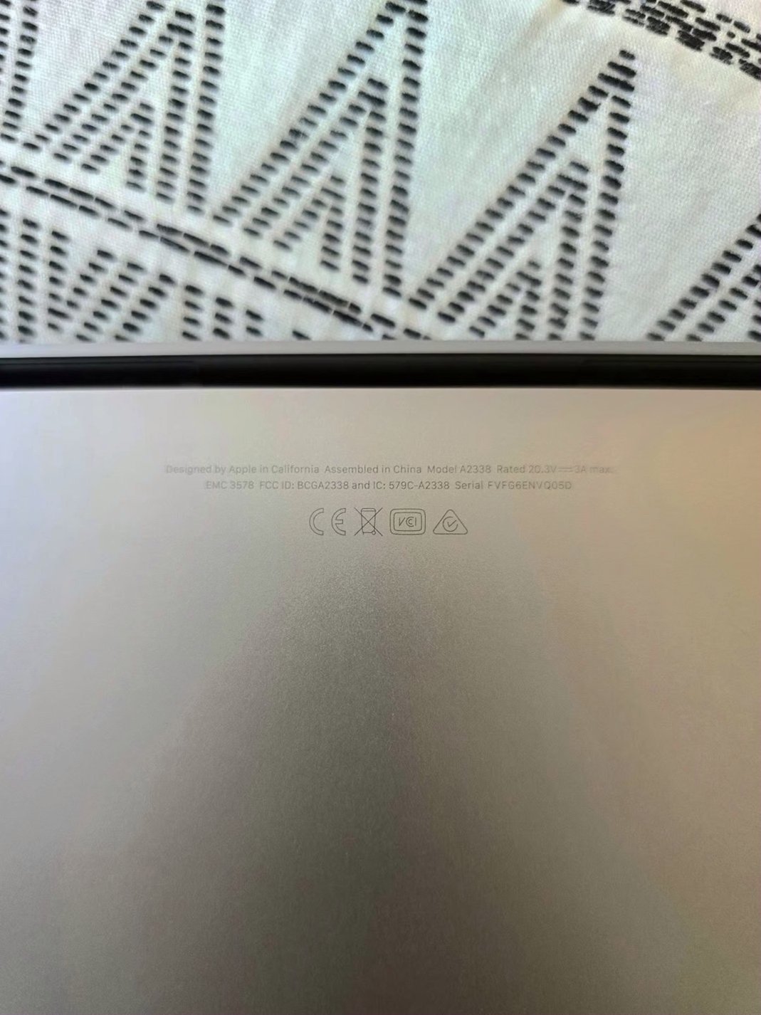 Apple Macbook Pro M1 256GB Unlocked Used - A2338 image 2