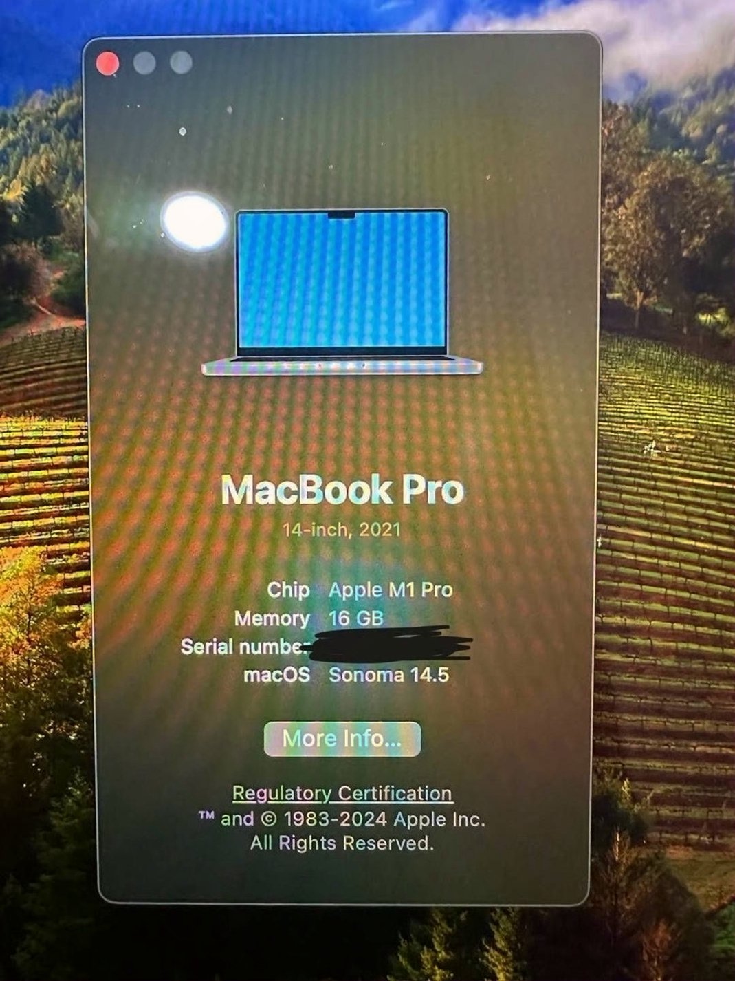 Apple MacBook Pro 14-inch 512GB Space Gray Unlocked - Used image 2