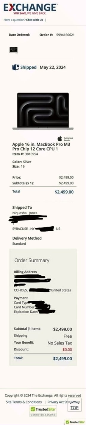 Apple MacBook Pro 16-inch 512GB Silver Unlocked - Used image 3