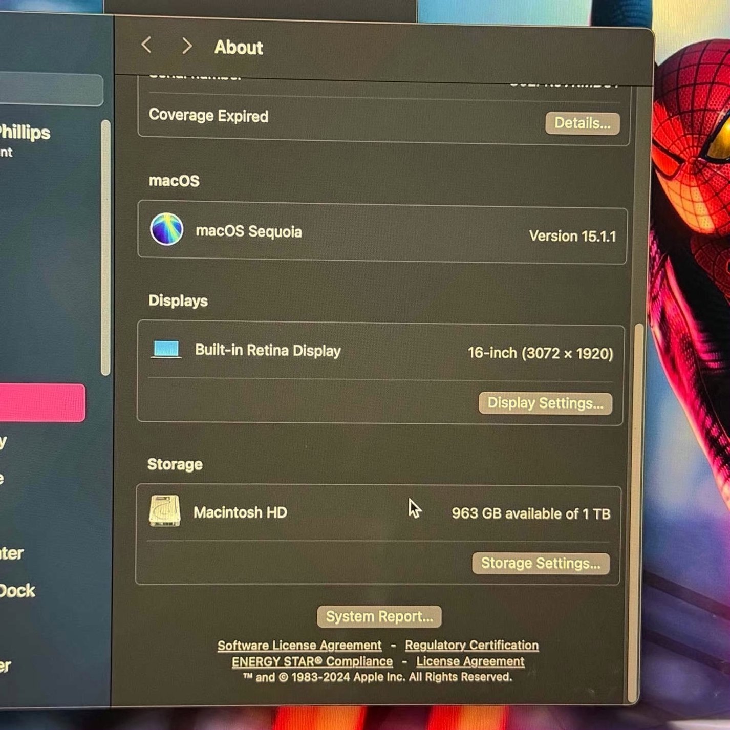 Apple MacBook Pro 16” 2019 1TB 16GB Space Gray Unlocked - Used image 5