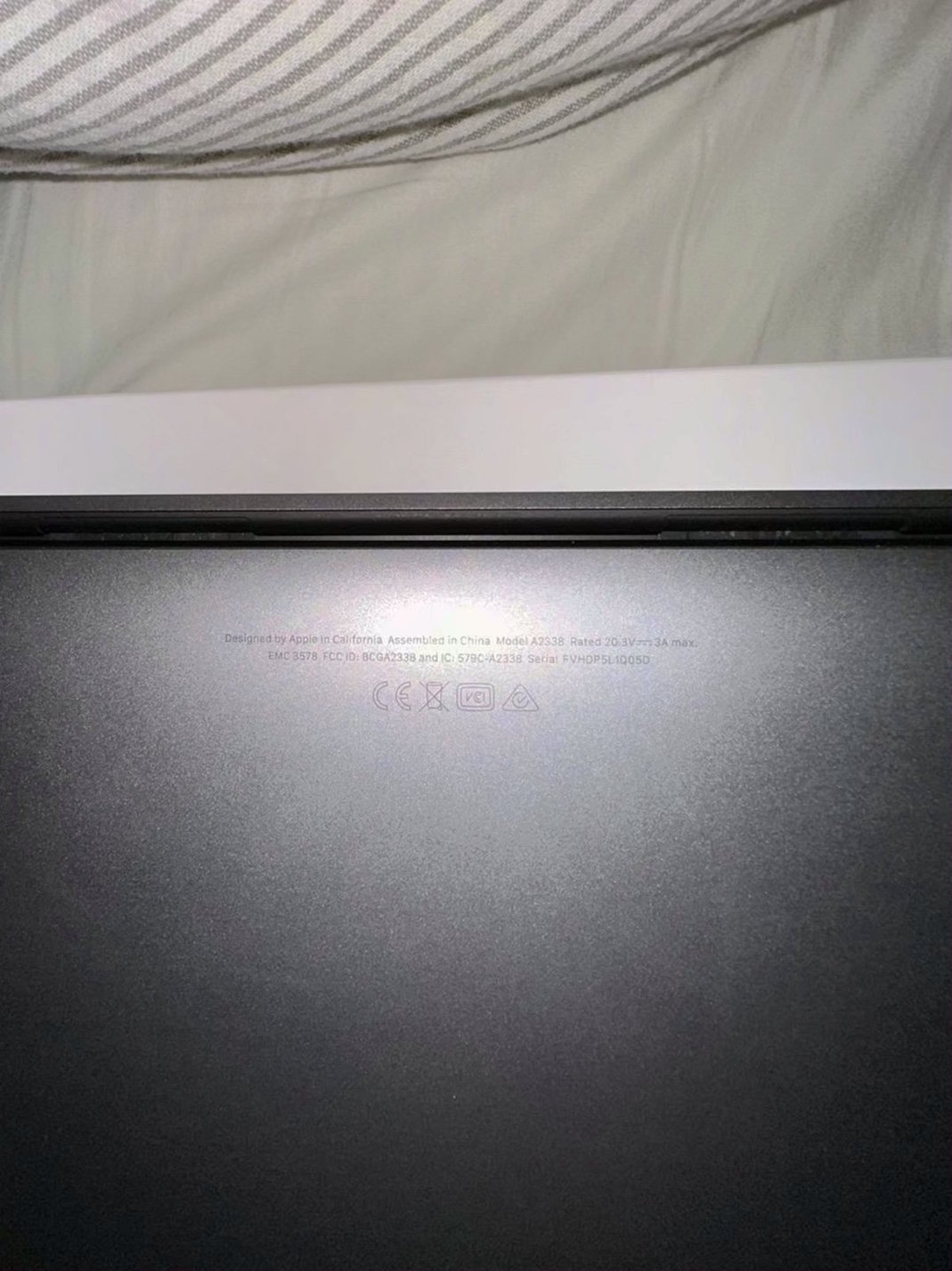 Apple MacBook Pro MYD82LL/A A2338 256GB Silver Unlocked - Used image 2