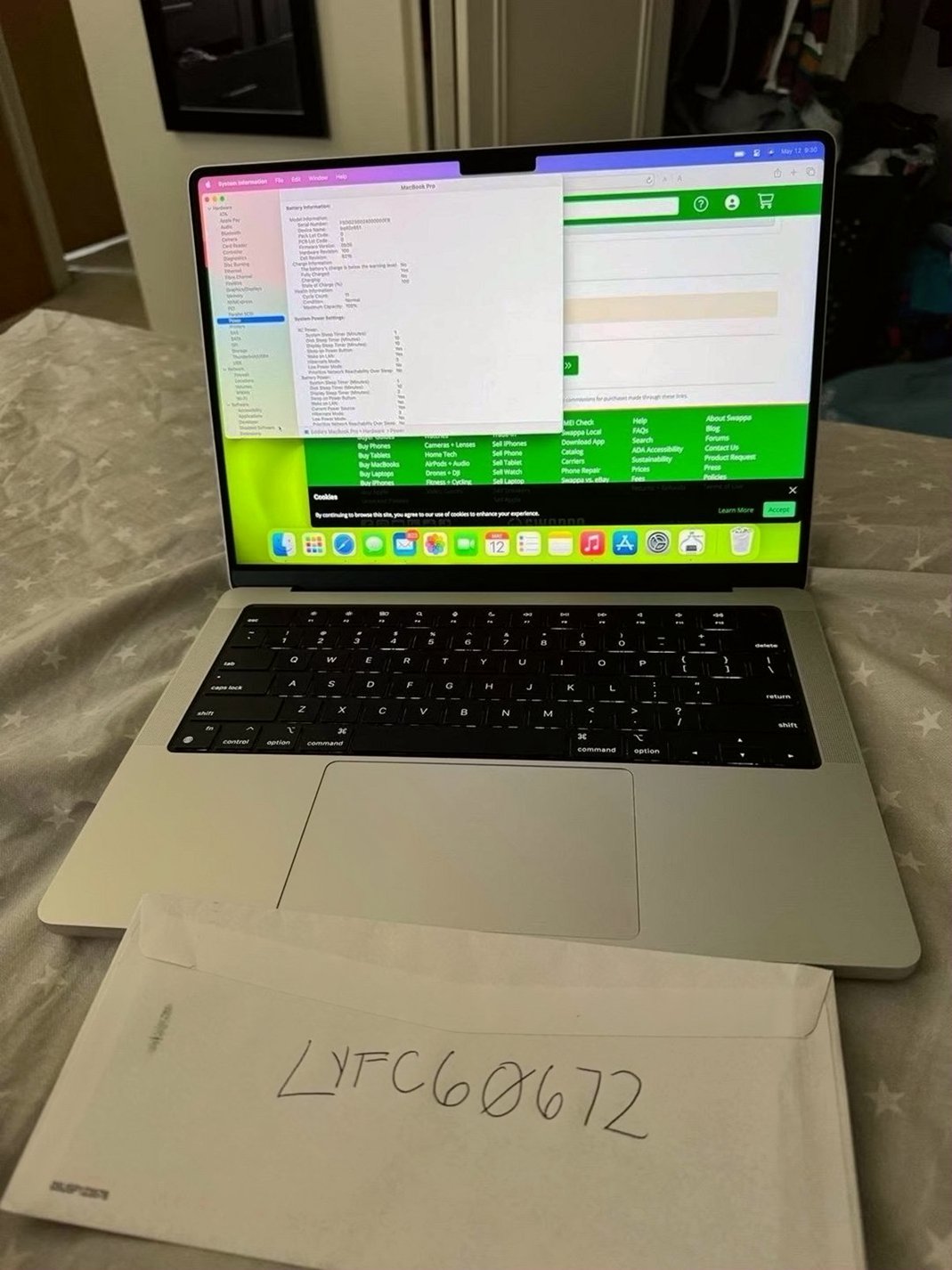 Apple MacBook Pro 14-inch 512GB Space Gray Used