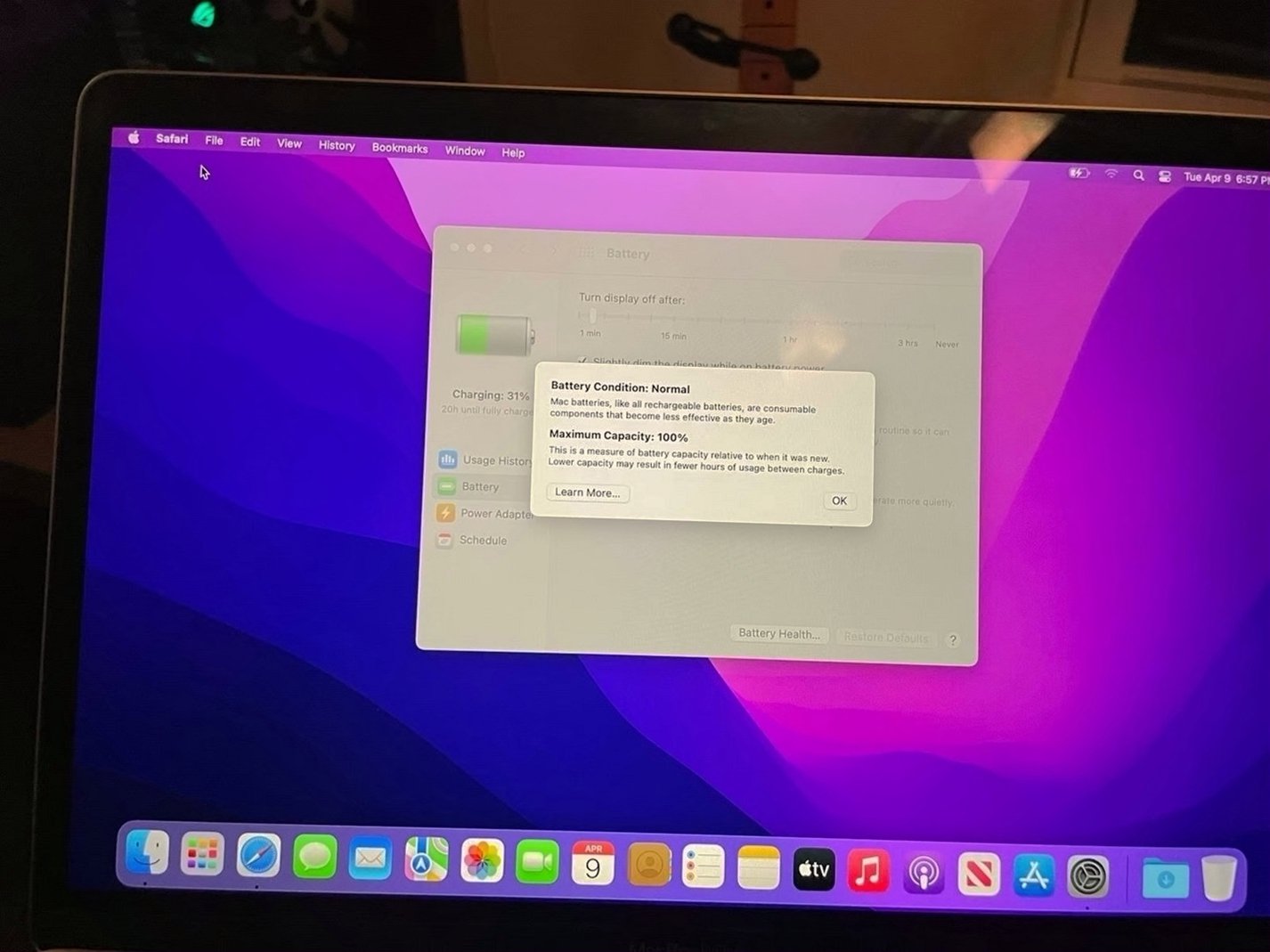 Apple MacBook Pro M1 256GB Silver Unlocked - Used image 3