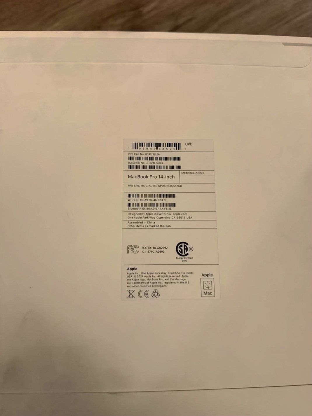 Apple MacBook Pro 14” 6Z87 512GB Space Gray Unlocked - Refurbished A Grade image 4