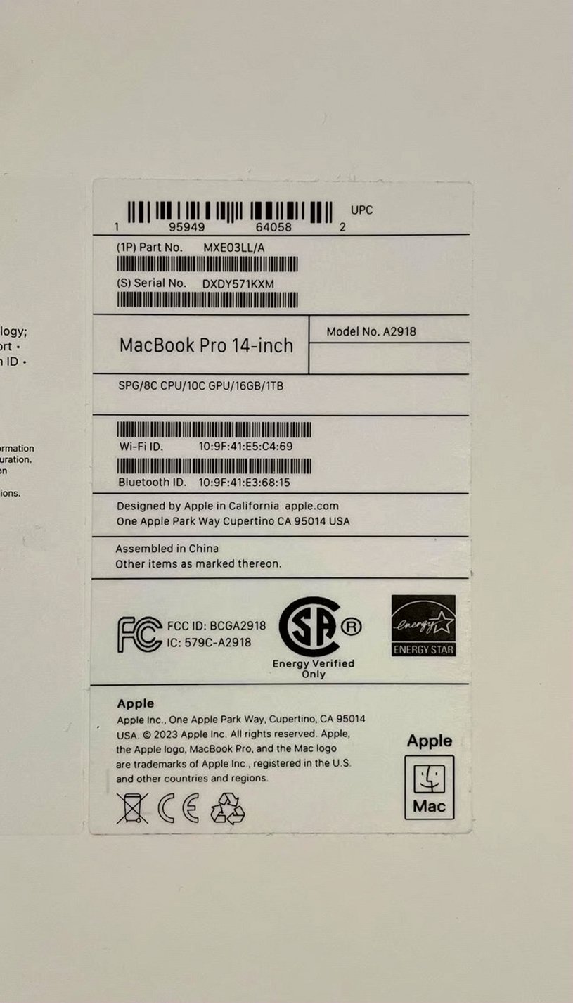 Apple MacBook Pro 14-inch 1TB SSD Space Gray Used image 5