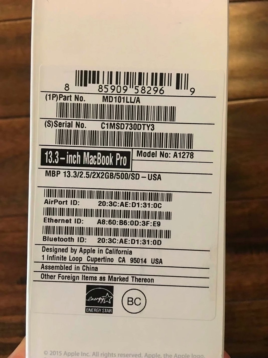 Apple MacBook Pro 13.3 inch 500GB Silver - Used image 3