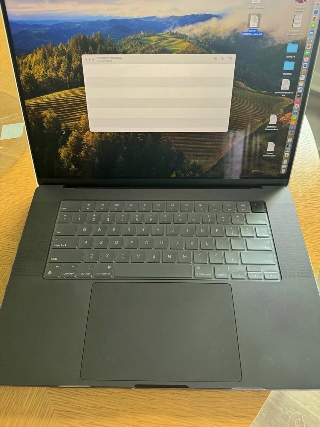 Apple MacBook M3 Pro 16 inch Space Black Unlocked - Used image 2