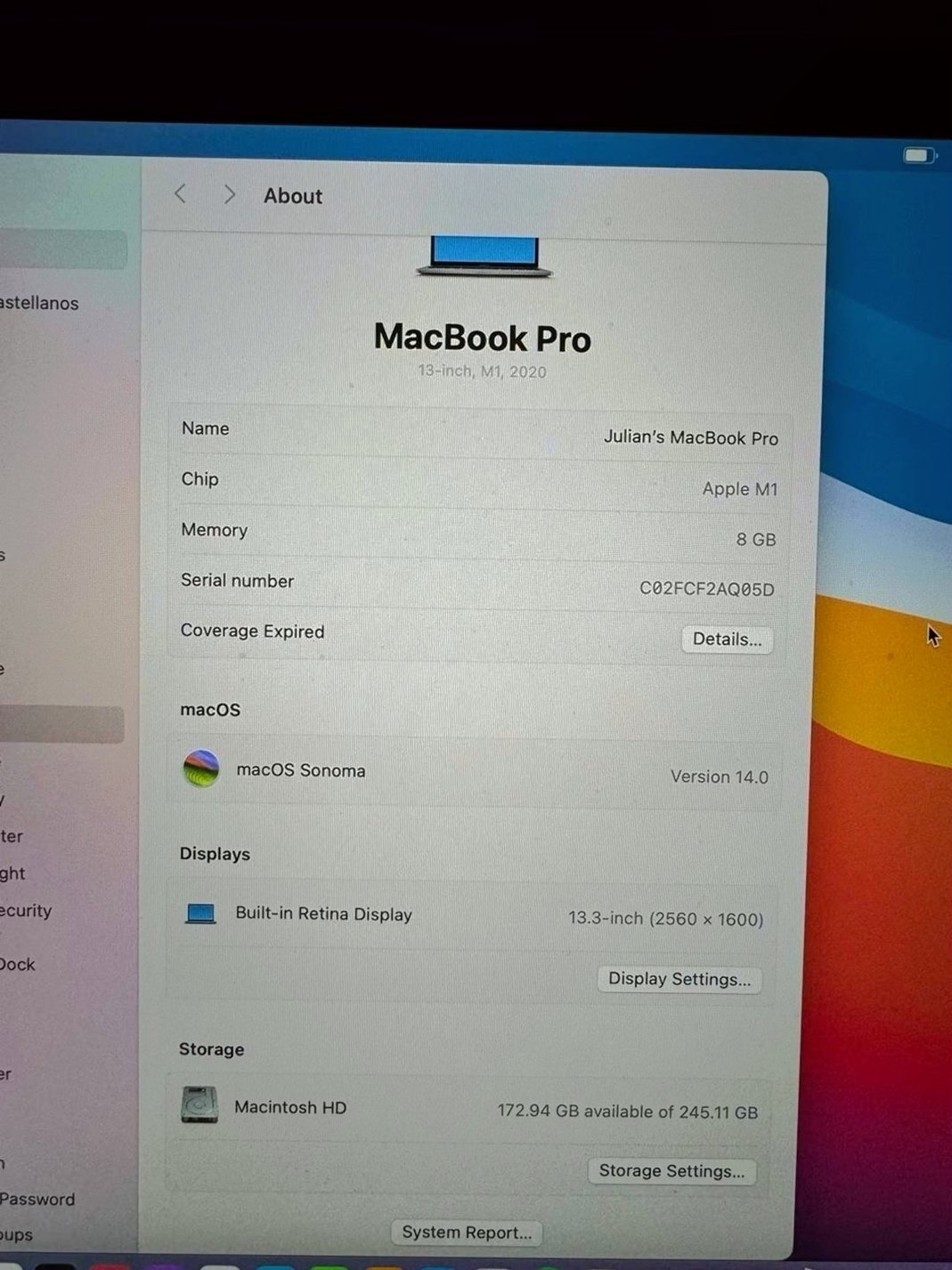 Apple MacBook Pro 2020 256GB Space Gray Unlocked - Used image 3