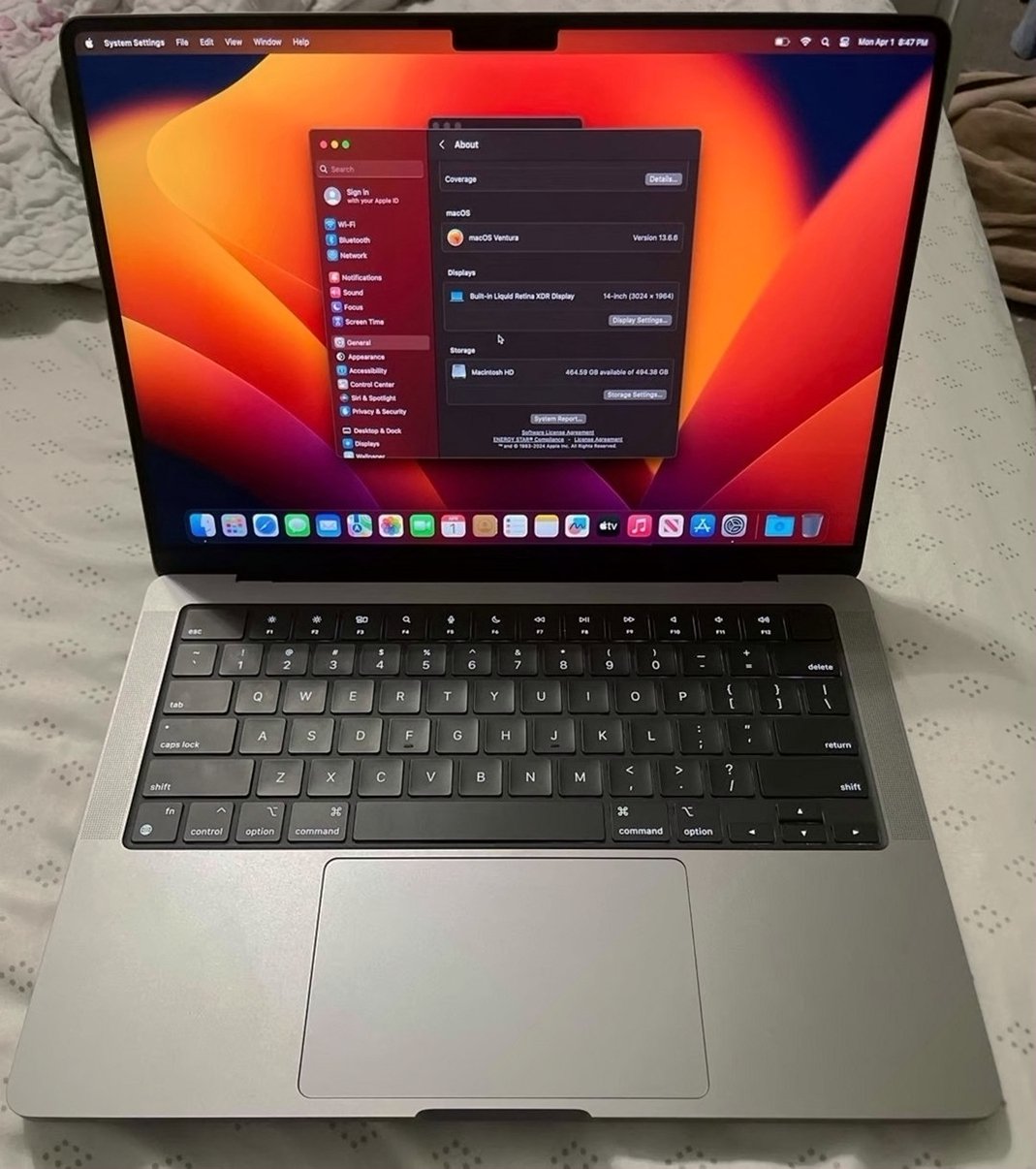 Apple MacBook Pro 14-inch M3 Pro 512GB Unlocked - Used image 2