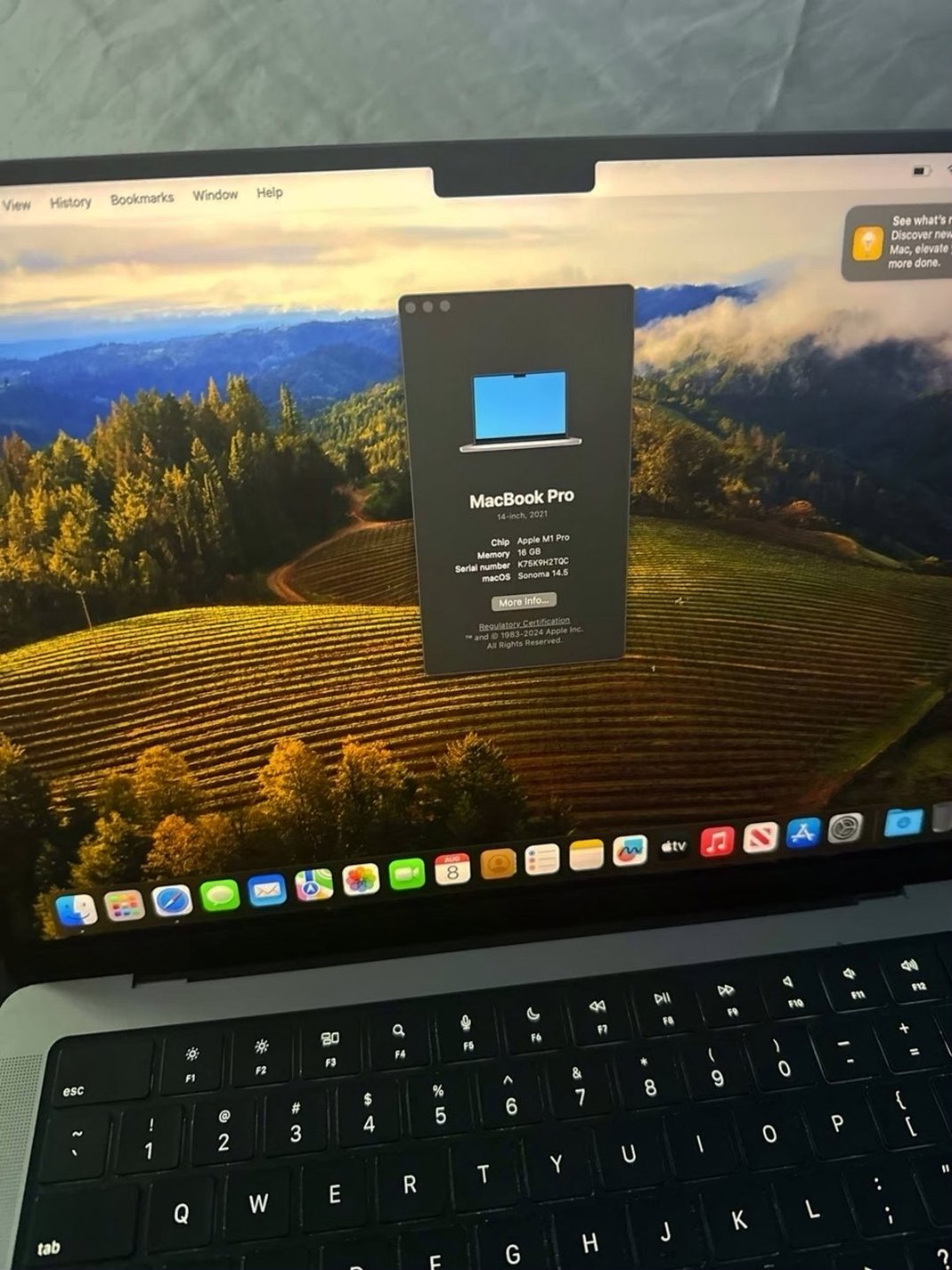 Apple MacBook Pro 14-inch M1 Pro 512GB Space Gray - Used