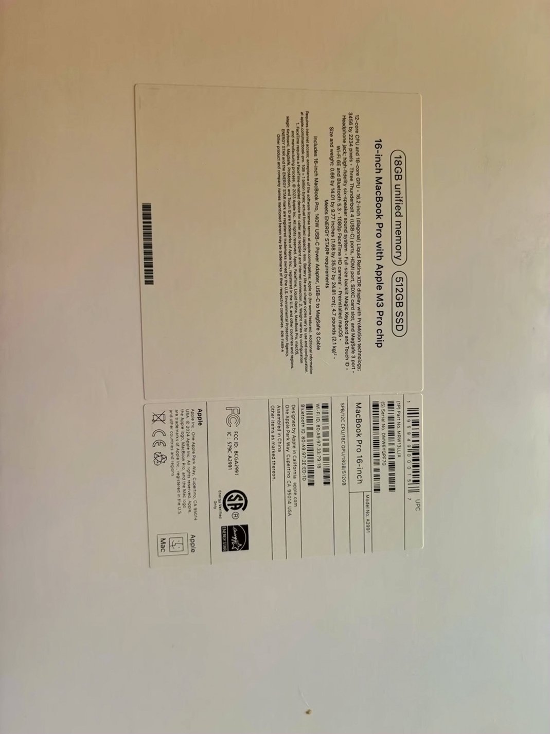 Apple MacBook Pro 16'' M3 Pro 512GB Black Unlocked - Used image 5