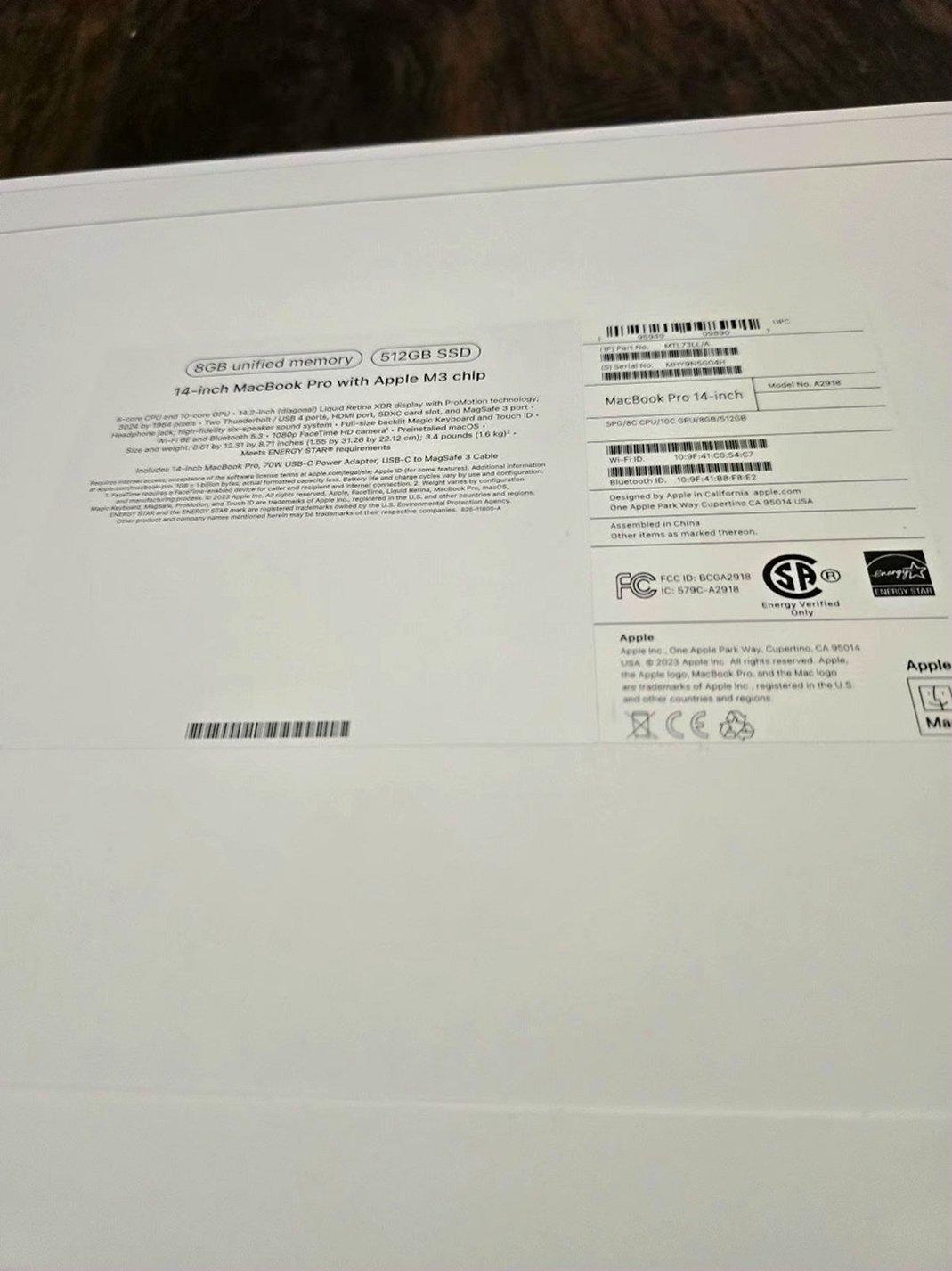 Apple MacBook Pro 14" 2023 M3 512GB Unlocked - Used image 3