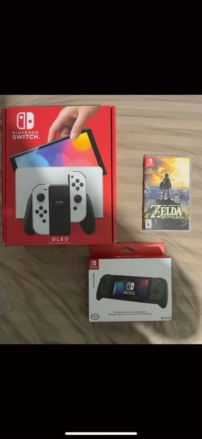 Nintendo Switch OLED 64GB White Unlocked - Used
