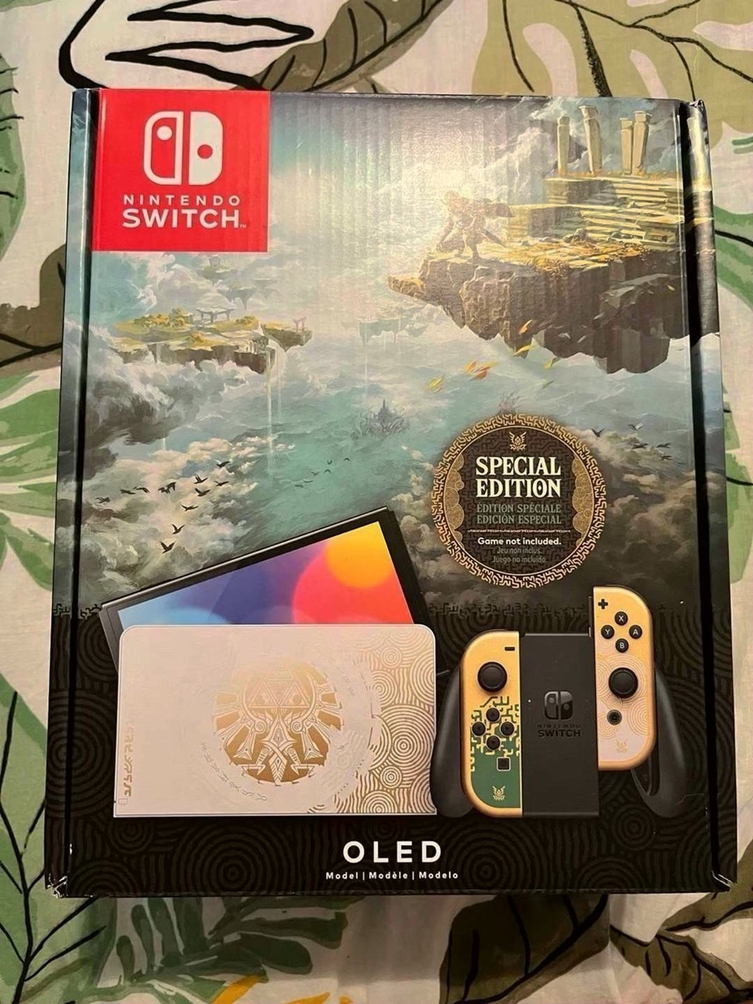 Nintendo Zelda Tears of the Kingdom OLED 2X98 Unlocked - Used