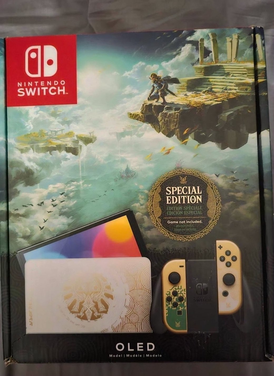 Nintendo Switch OLED Zelda Tears of the Kingdom Special Edition Unlocked - Used