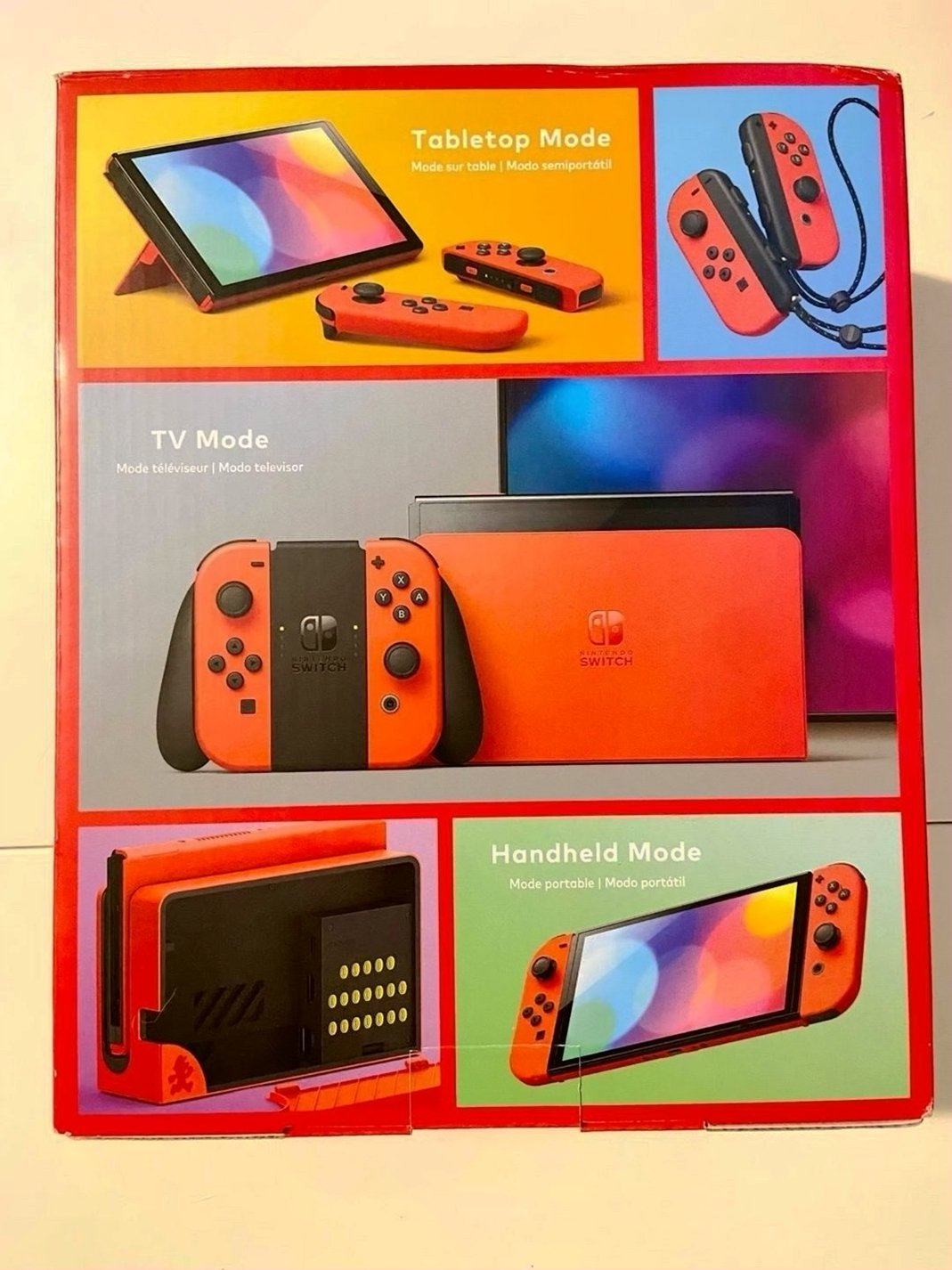 Nintendo Switch OLED Mario Red Edition US Version Unlocked - Used image 2