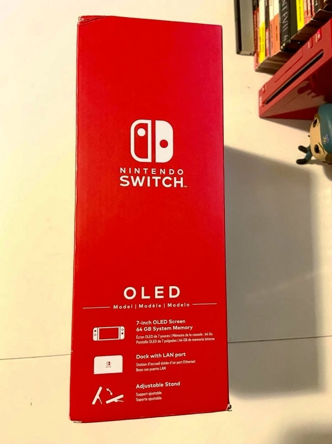 Nintendo Switch OLED Mario Red Edition US Version Unlocked - Used image 4