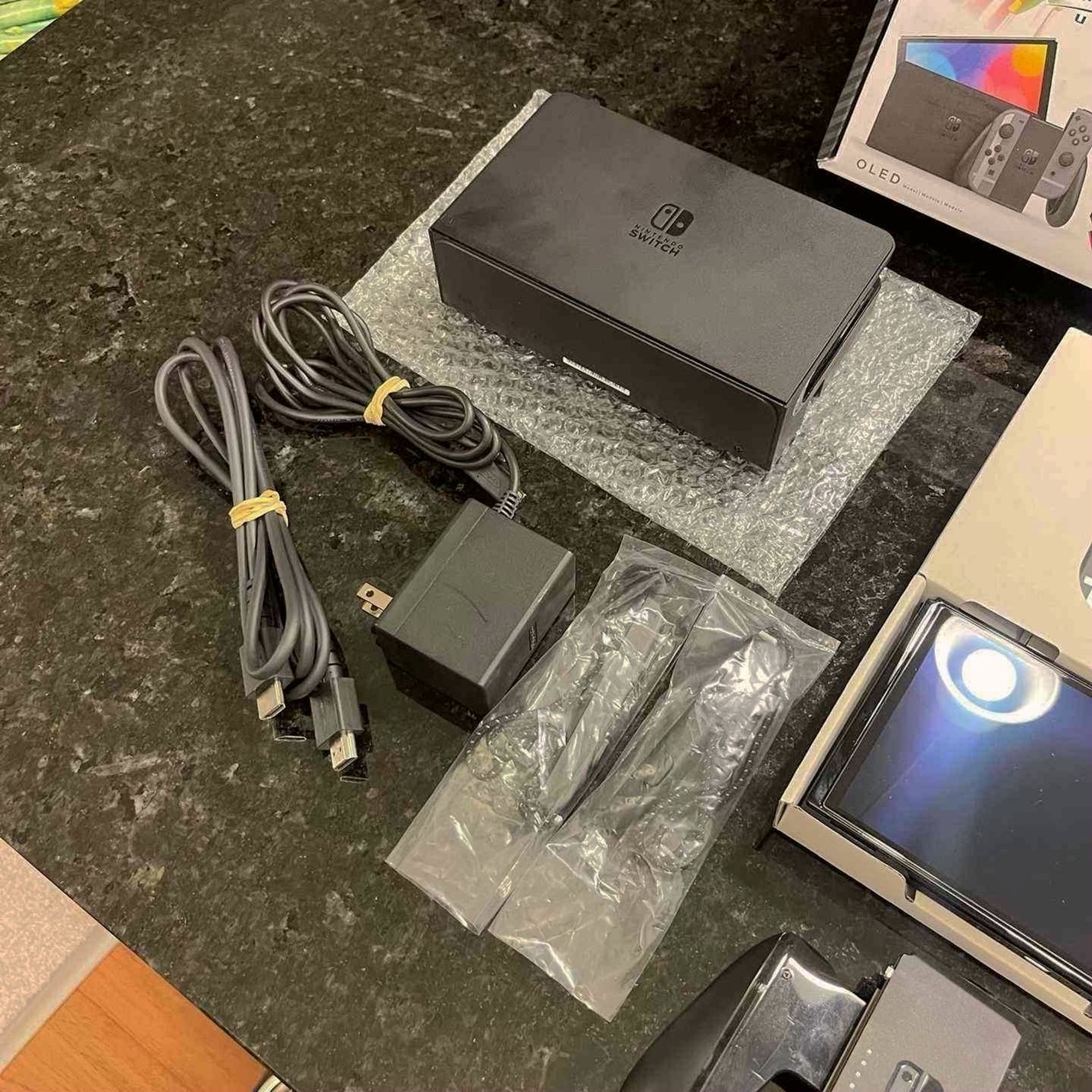 Nintendo Switch OLED Model 64GB Gray - Used image 3