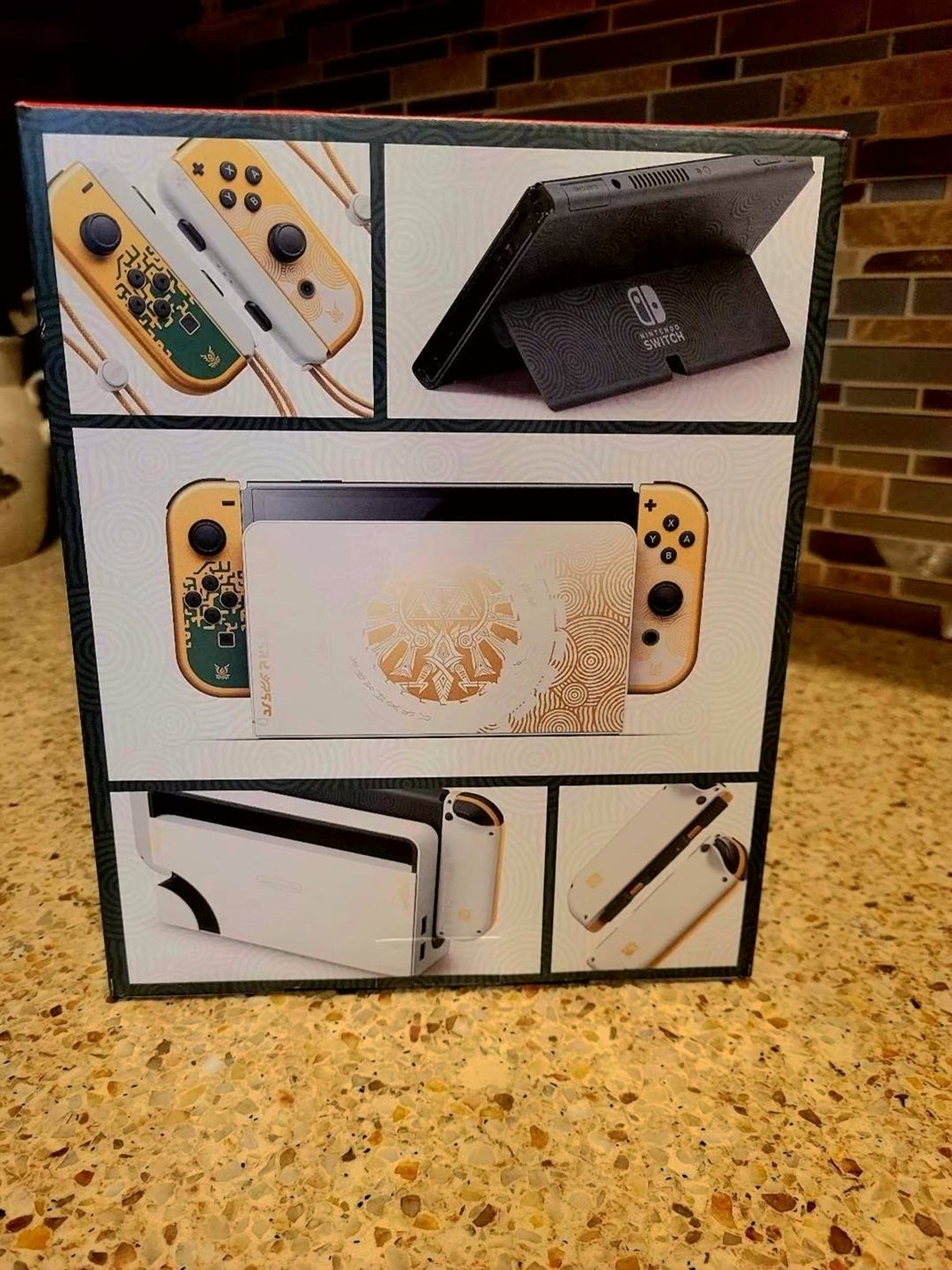 Nintendo Switch OLED 1T31 Zelda Edition Unlocked - Used image 2