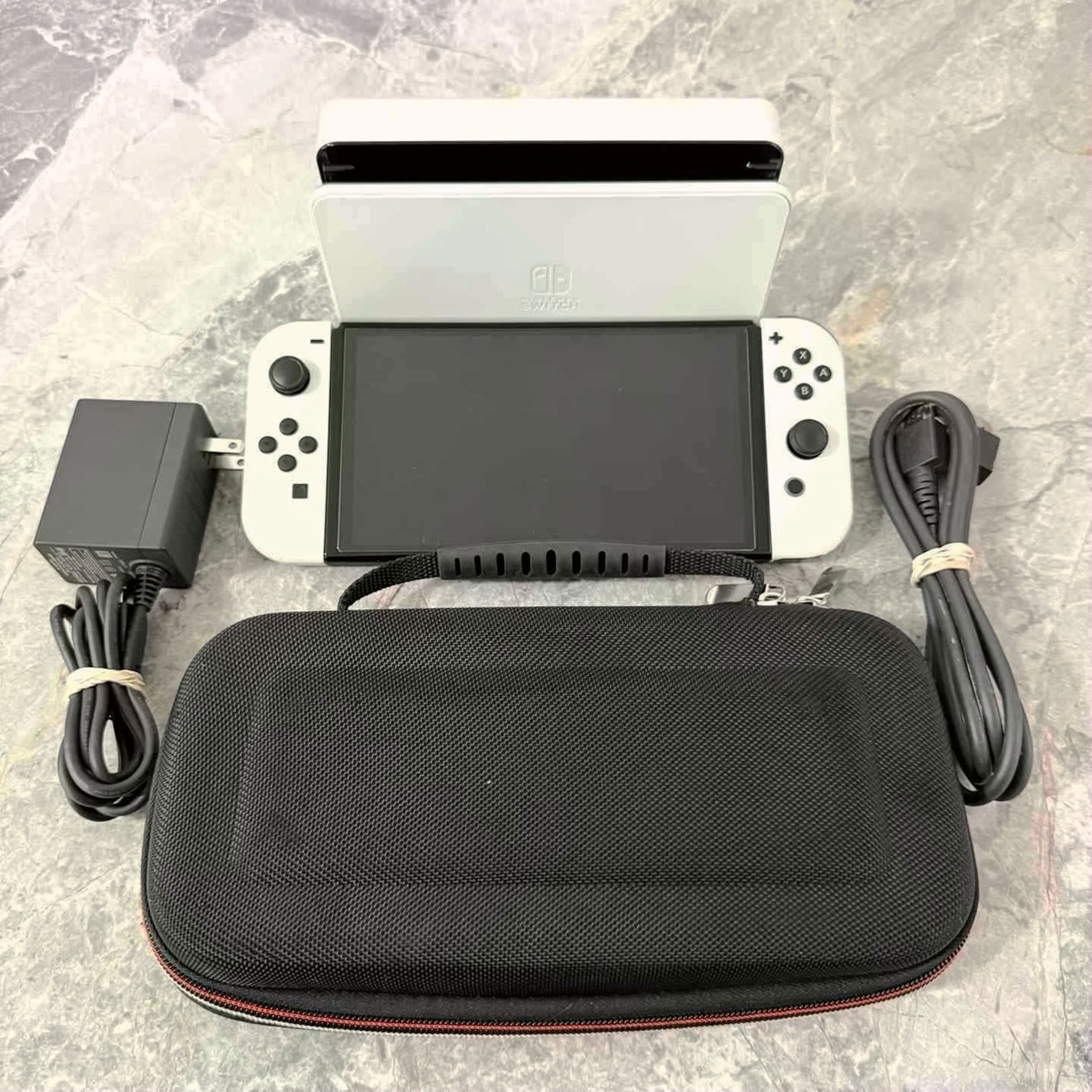 Nintendo Switch OLED White Bundle 6R11 - Used