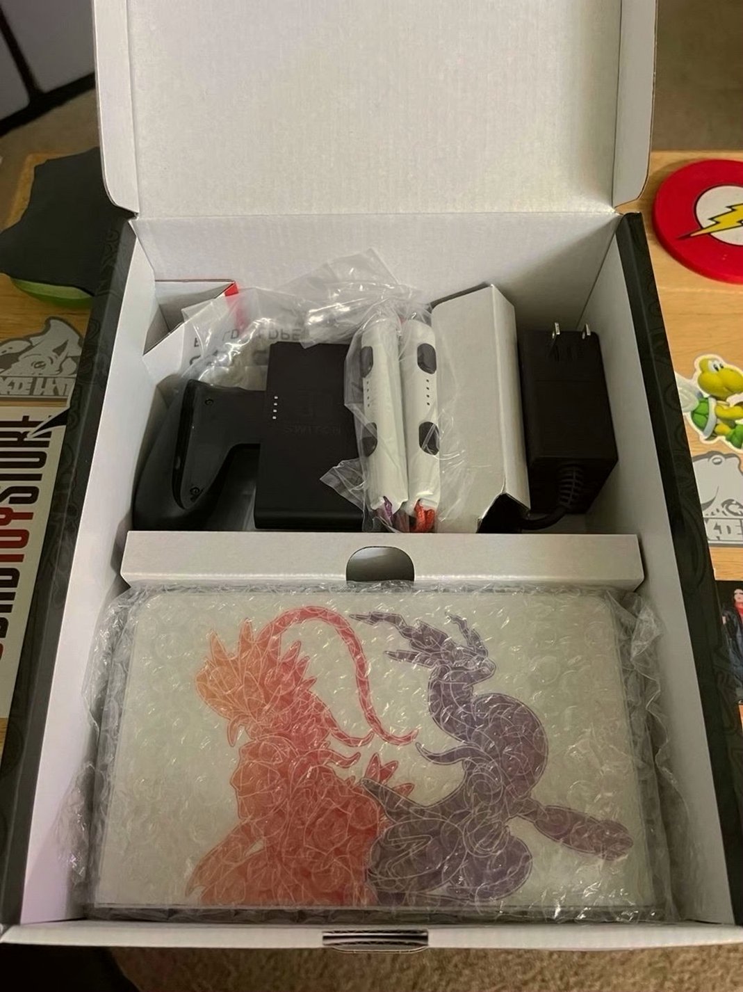 Nintendo Switch OLED Pokémon Scarlet & Violet Edition 256GB Micro SD - Used image 3
