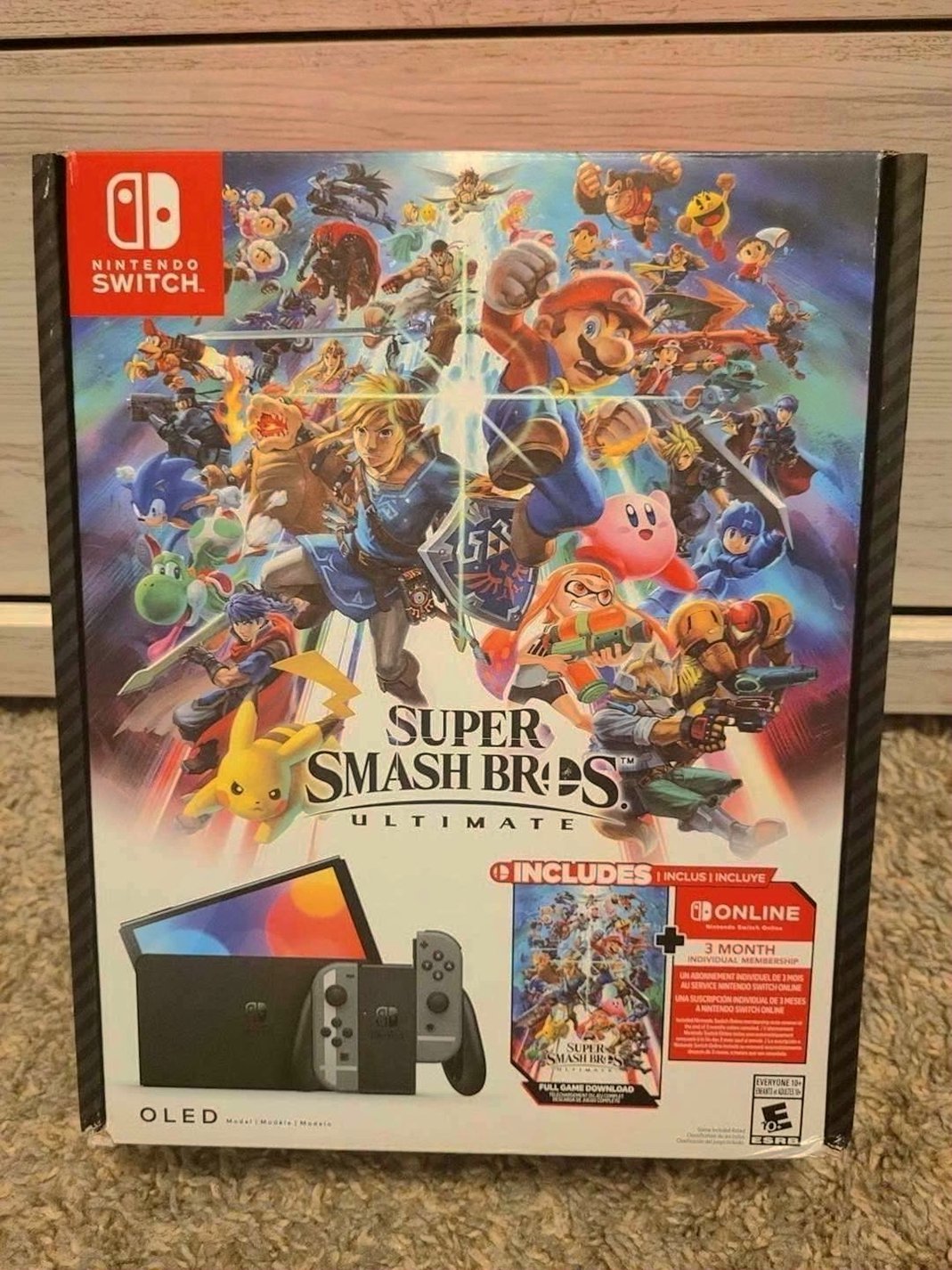 Nintendo Switch OLED Super Smash Bros Edition Bundle - Used image 3