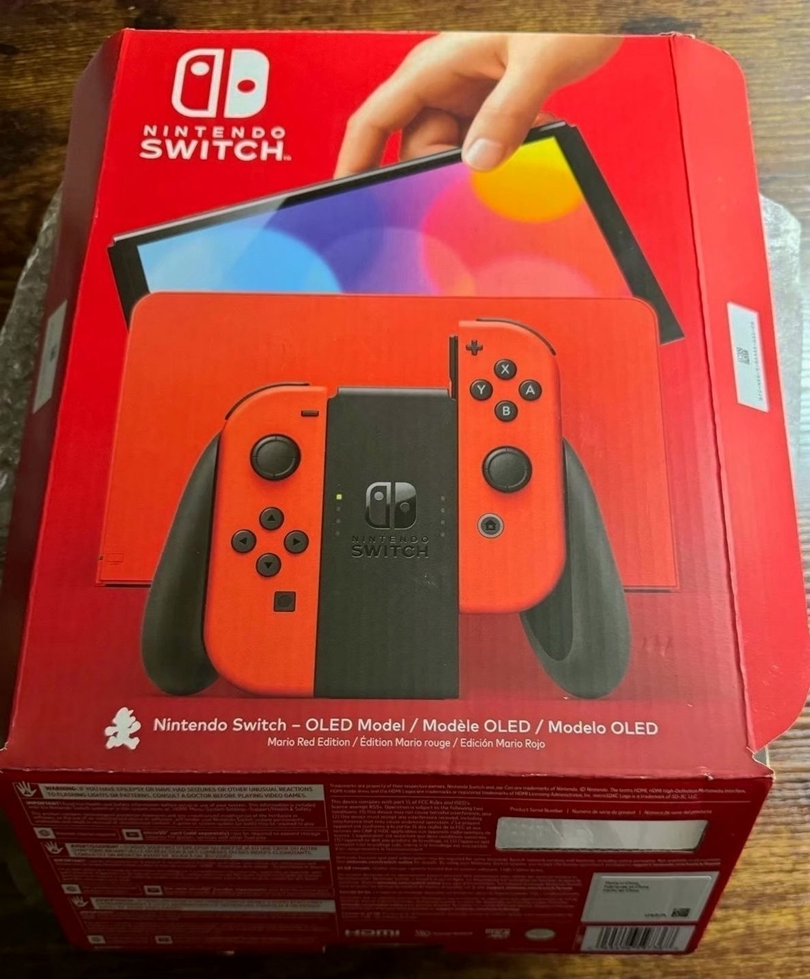 Nintendo Switch OLED 2T66 Mario Red Edition - Used image 5
