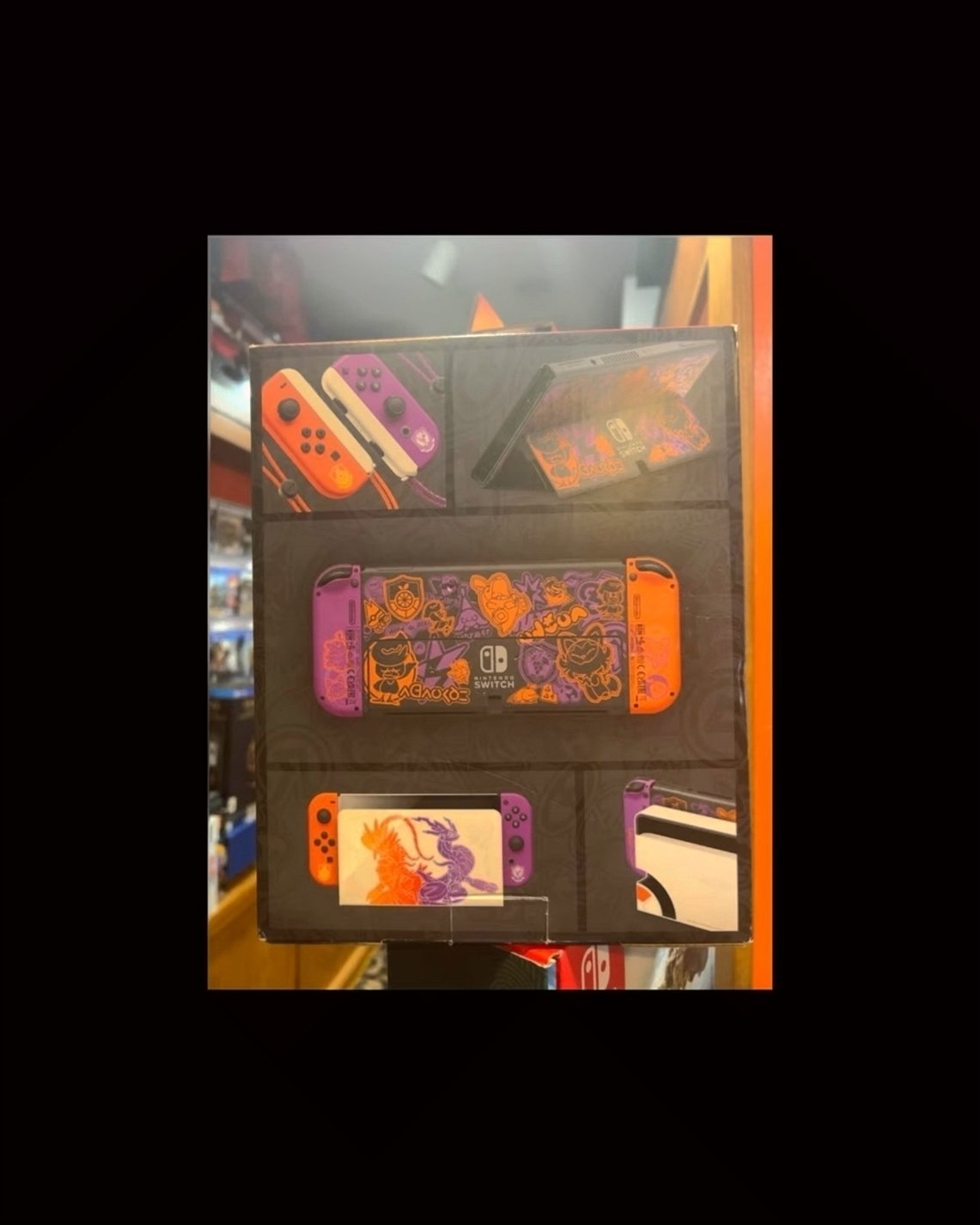 Nintendo Switch OLED Scarlet and Violet Edition - Used image 3