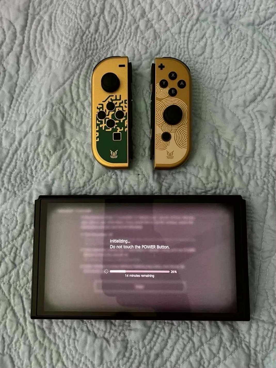 Nintendo Zelda TOTK Switch OLED Console CIB - Used image 2