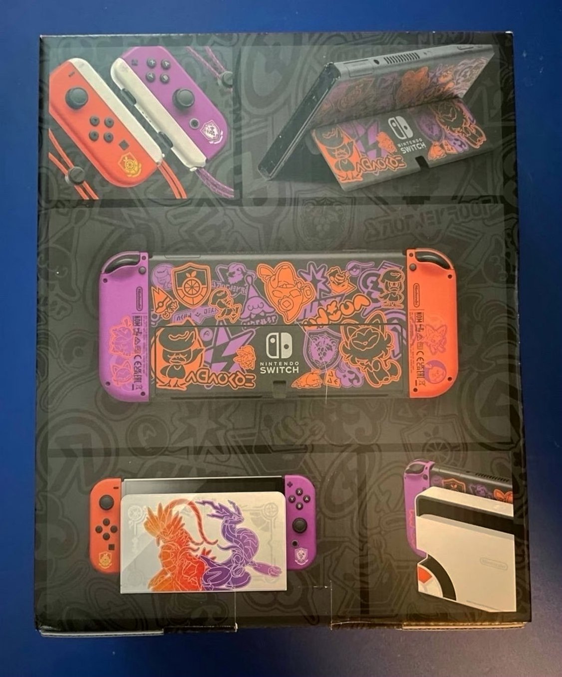 Nintendo New Switch OLED Pokemon Scarlet & Violet Special Edition - Used image 3