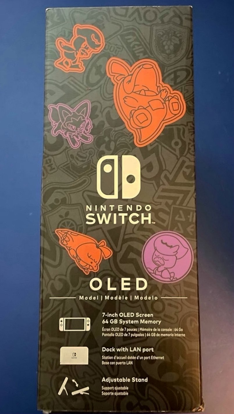 Nintendo New Switch OLED Pokemon Scarlet & Violet Special Edition - Used image 4