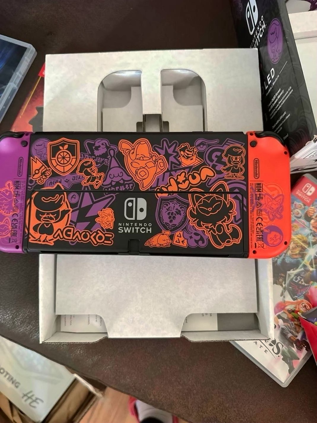 Nintendo Switch OLED Model Pokémon Scarlet & Violet Edition - Used image 5