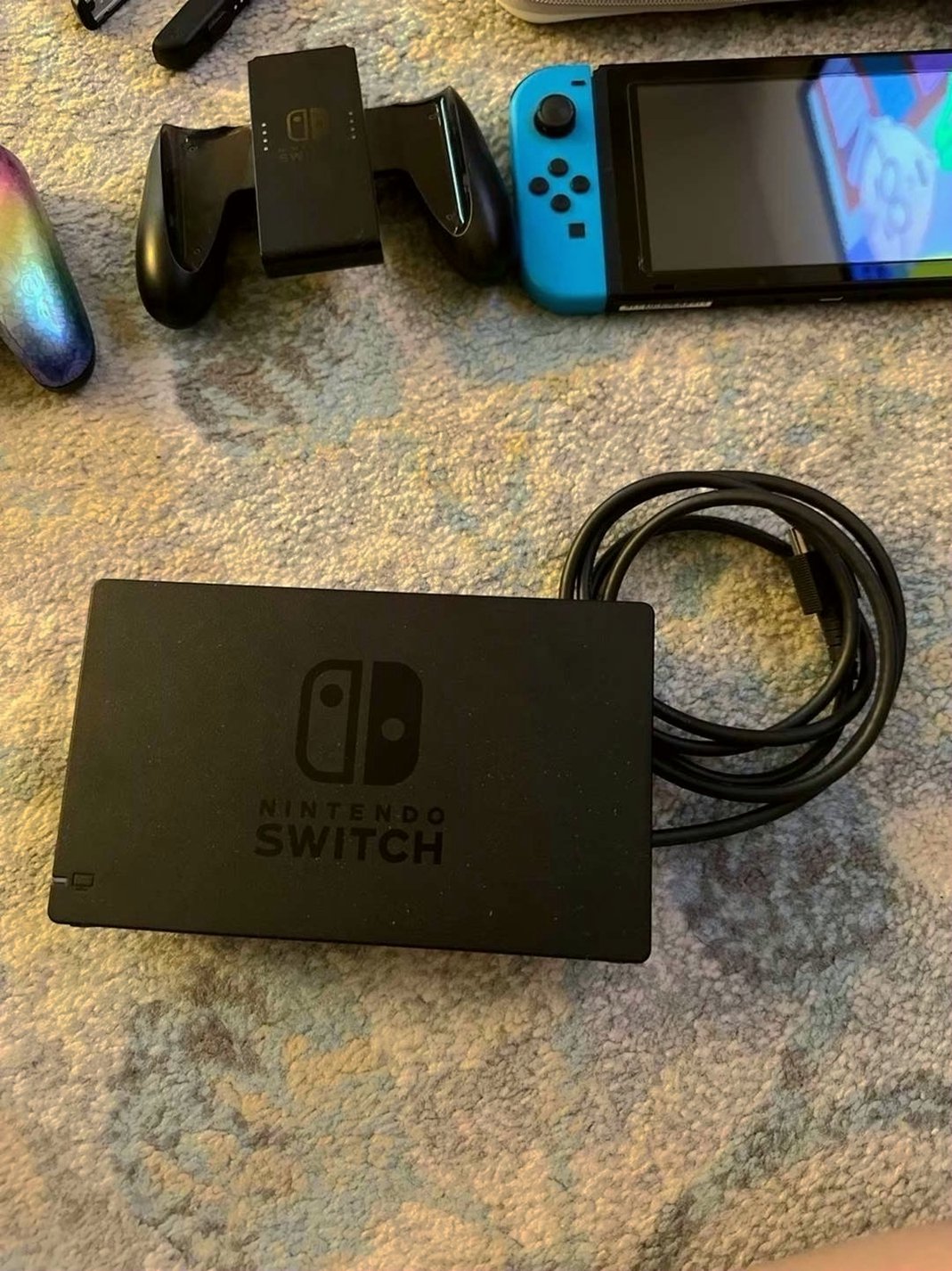 Nintendo Switch OLED Full Set Console with Accessories - Used image 5