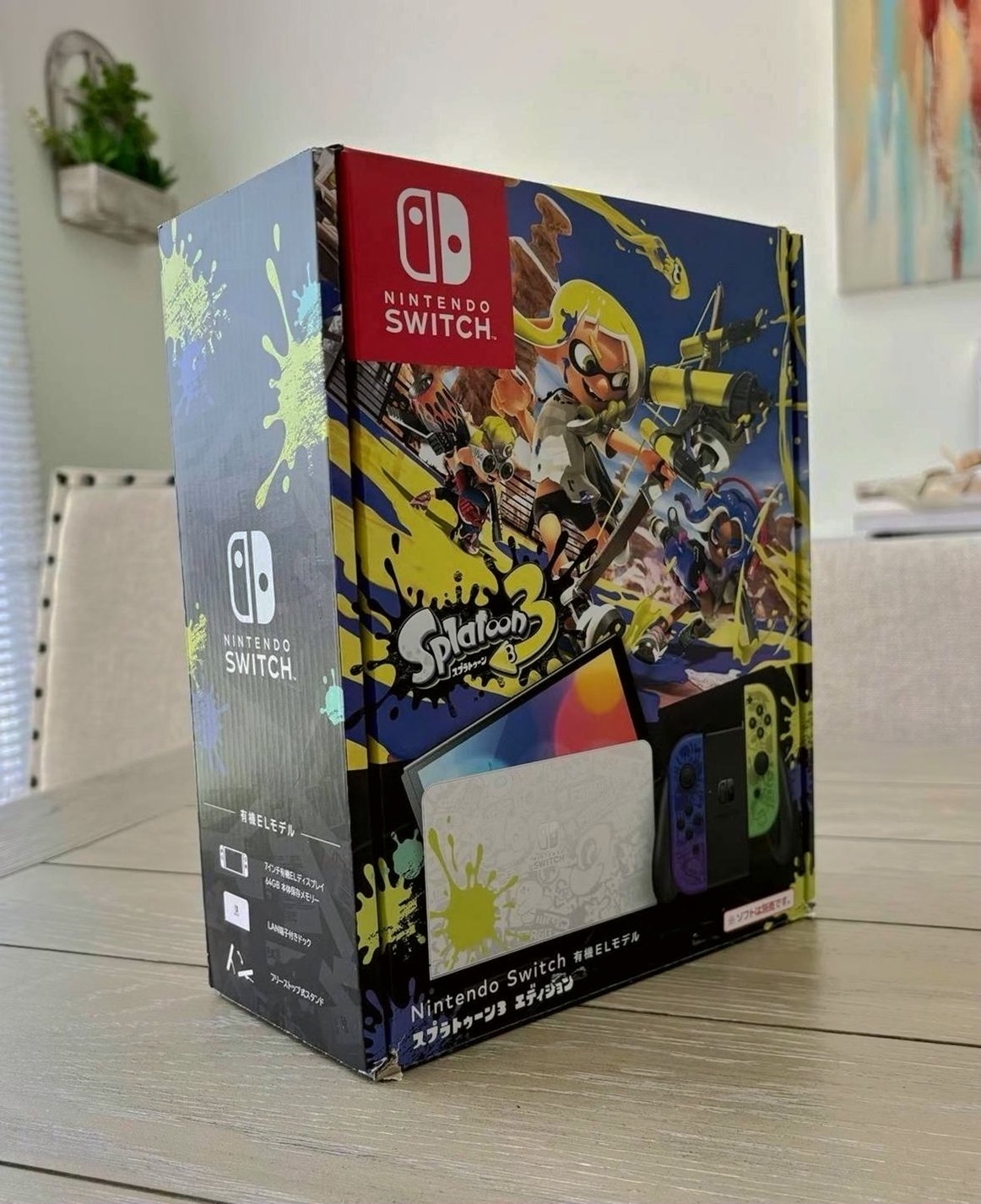 Nintendo Switch OLED Model Splatoon 3 Special Edition - Used image 2