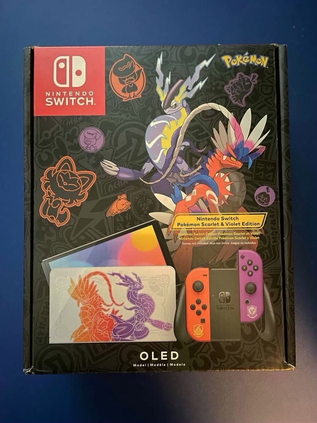 Nintendo Switch OLED Pokemon Scarlet & Violet Special Edition 64GB Multicolor - Used