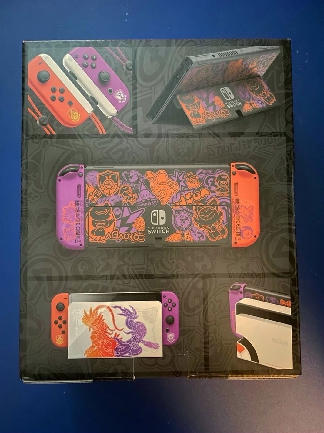 Nintendo Switch OLED Pokemon Scarlet & Violet Special Edition 64GB Multicolor - Used image 3