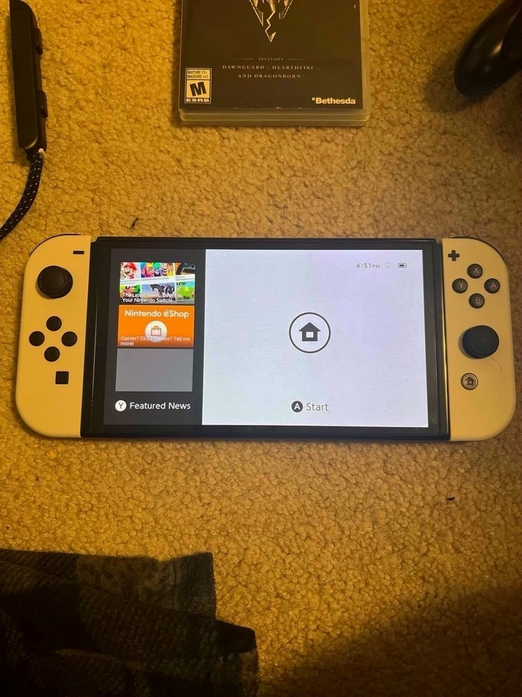 Nintendo Switch OLED 256GB Unlocked - Used image 2