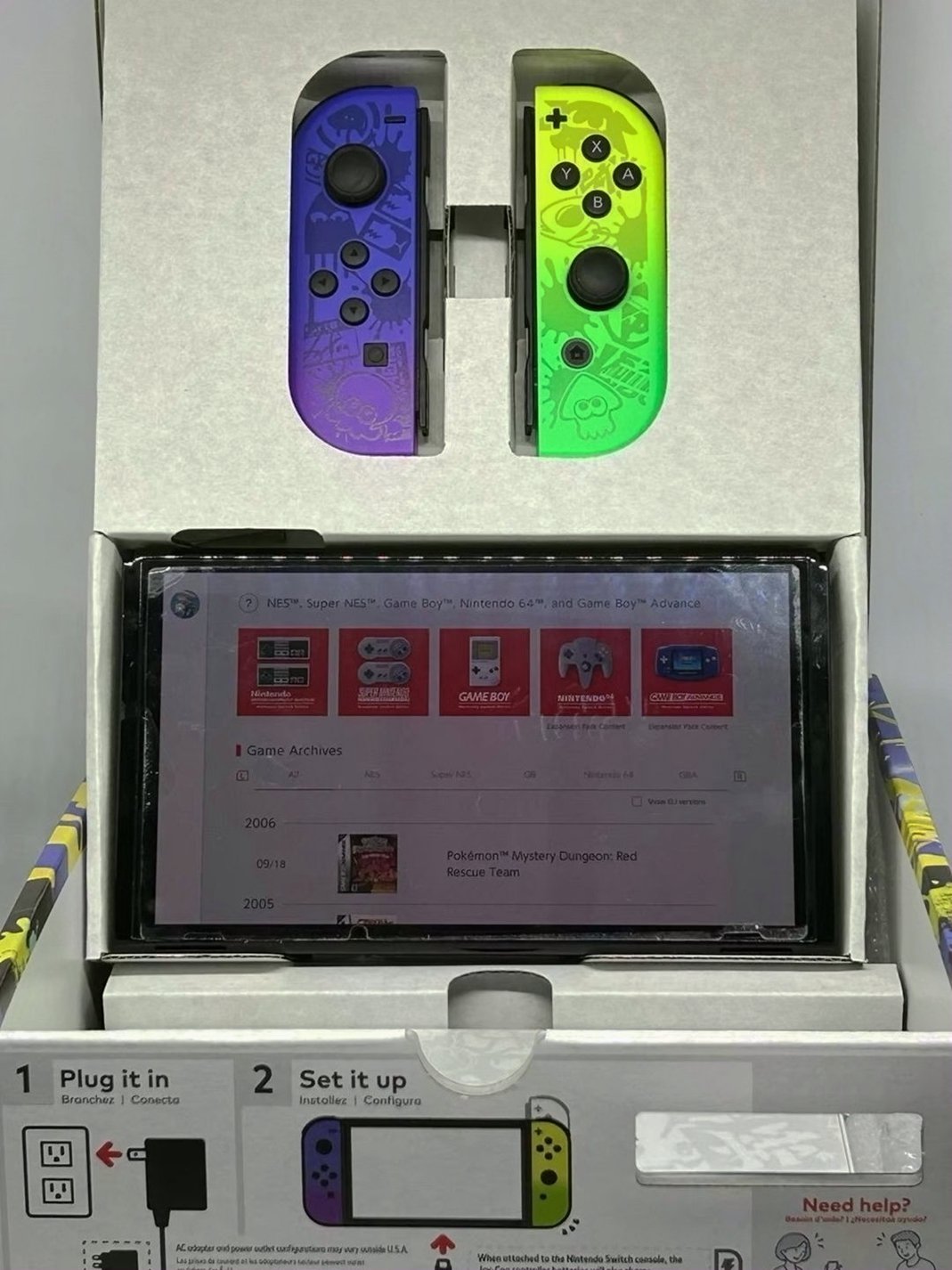 Nintendo Switch OLED Splatoon 3 Special Edition - Used image 4
