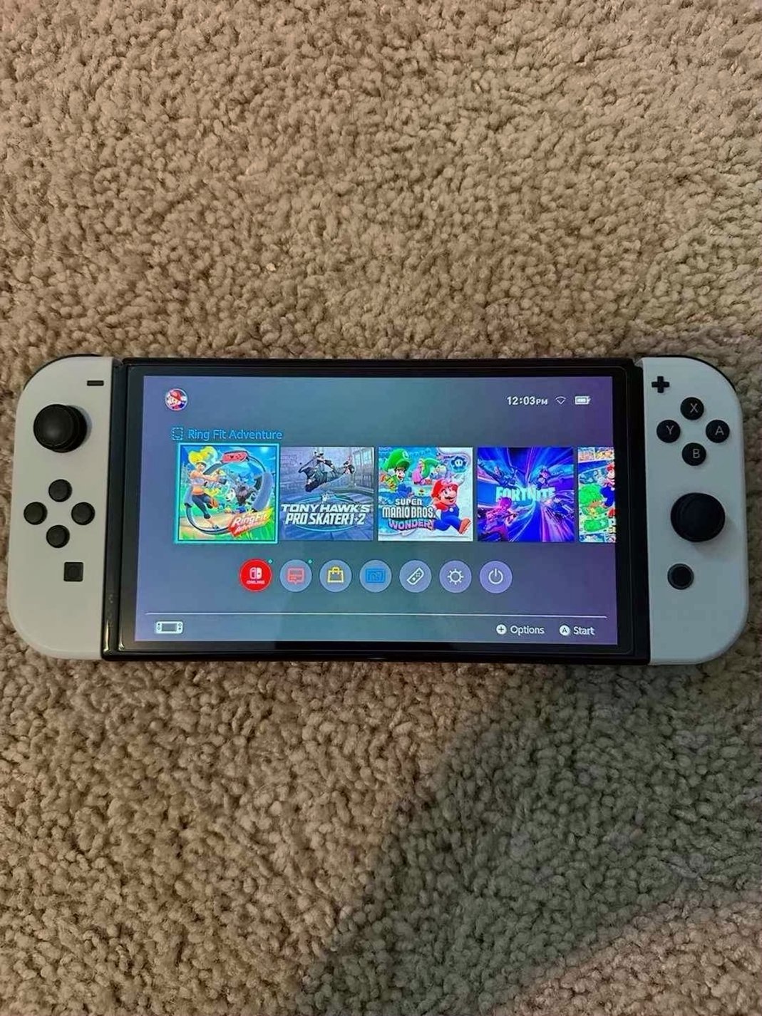 Nintendo Switch OLED Console 8C17 - Used image 2