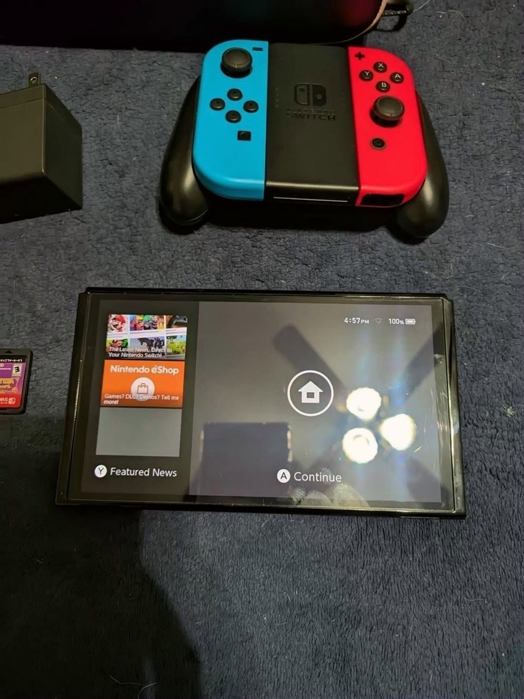 Nintendo Switch OLED 5B31 64GB White Used image 2