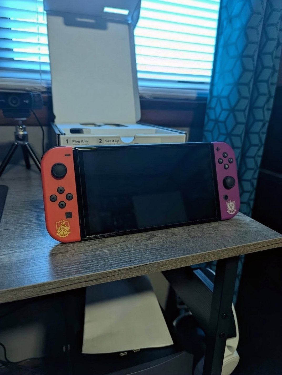 Nintendo Pokemon Scarlet and Violet Switch OLED Bundle Unlocked - Used image 2