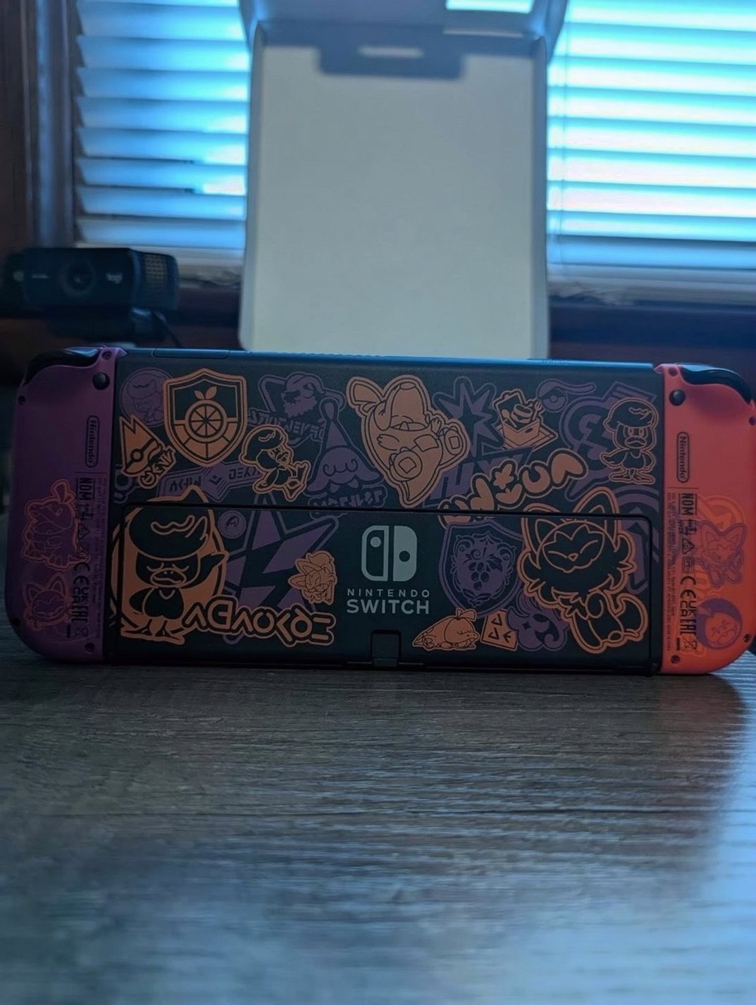 Nintendo Pokemon Scarlet and Violet Switch OLED Bundle Unlocked - Used image 3