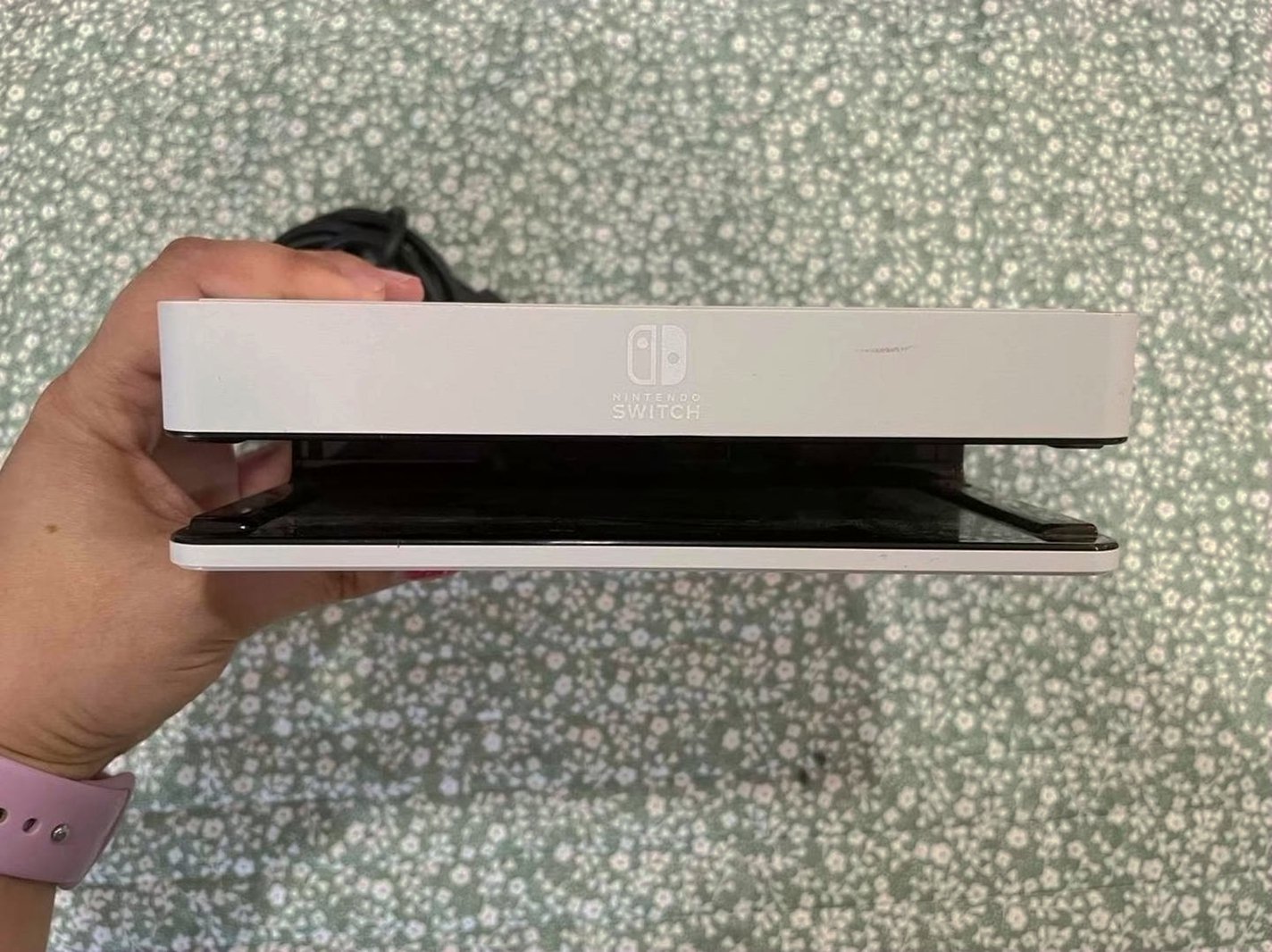 Nintendo Switch OLED Model Scarlet & Violet Used image 5